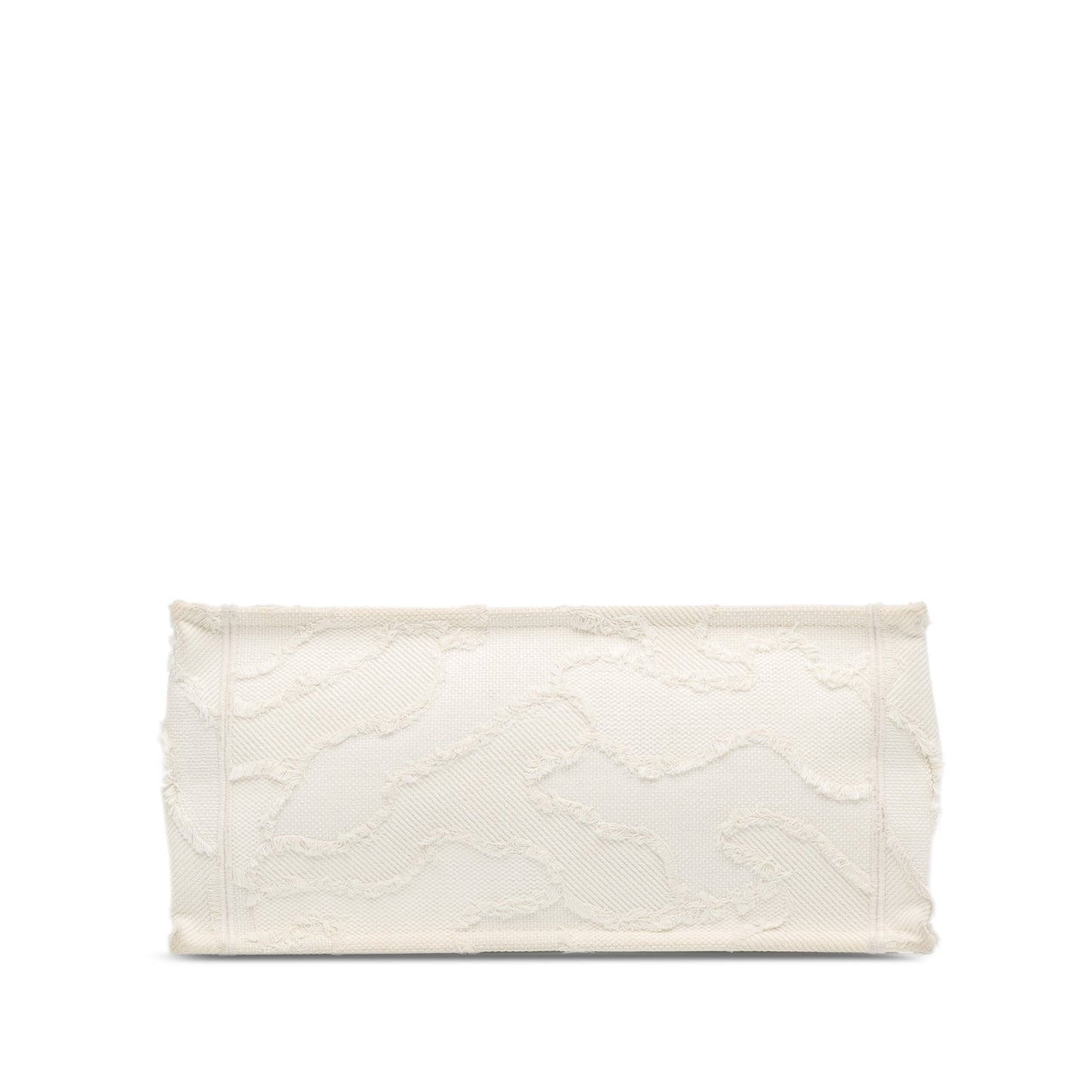 White Dior Medium Camouflage Book Tote