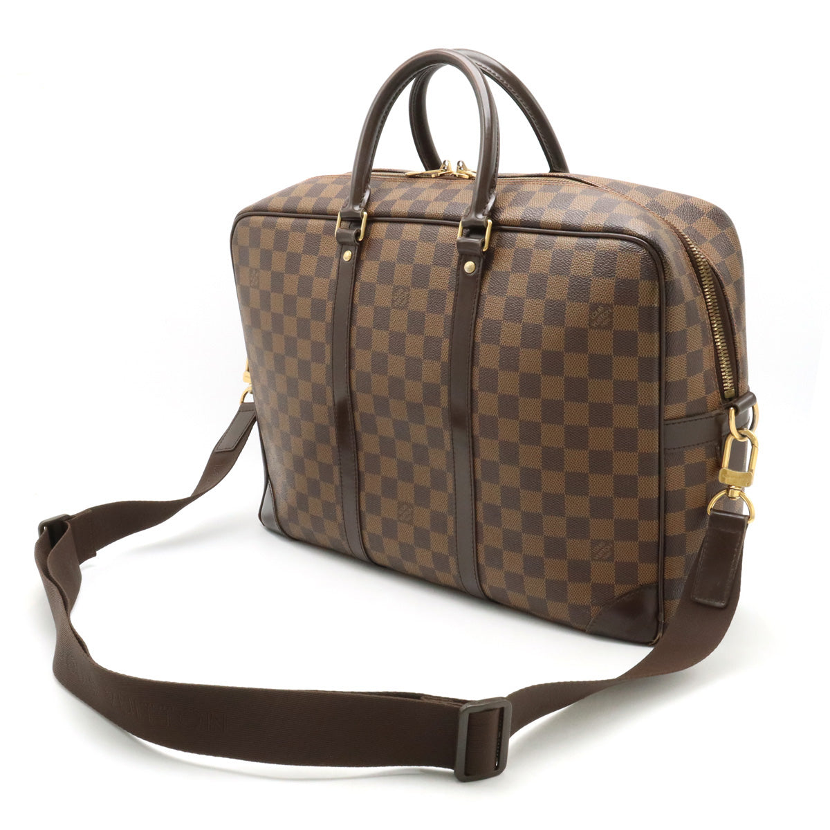 LOUIS VUITTON Louis Vuitton Damiere PDV Port Documentary Voyager GM Business Bag 2WAY Shelter Bag N41122