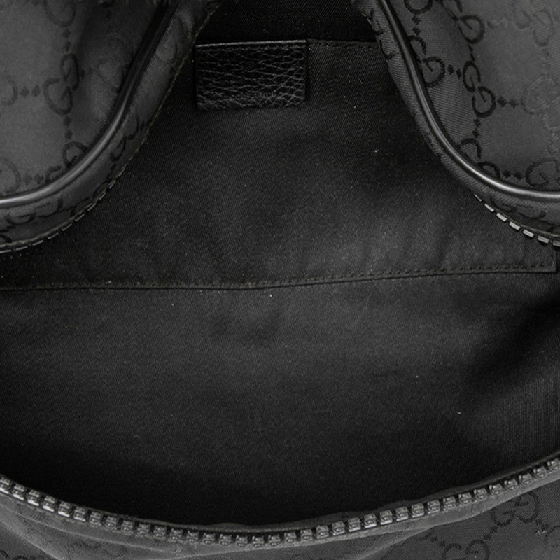 Gucci GG Nylon Nylon Leather Belt Bag