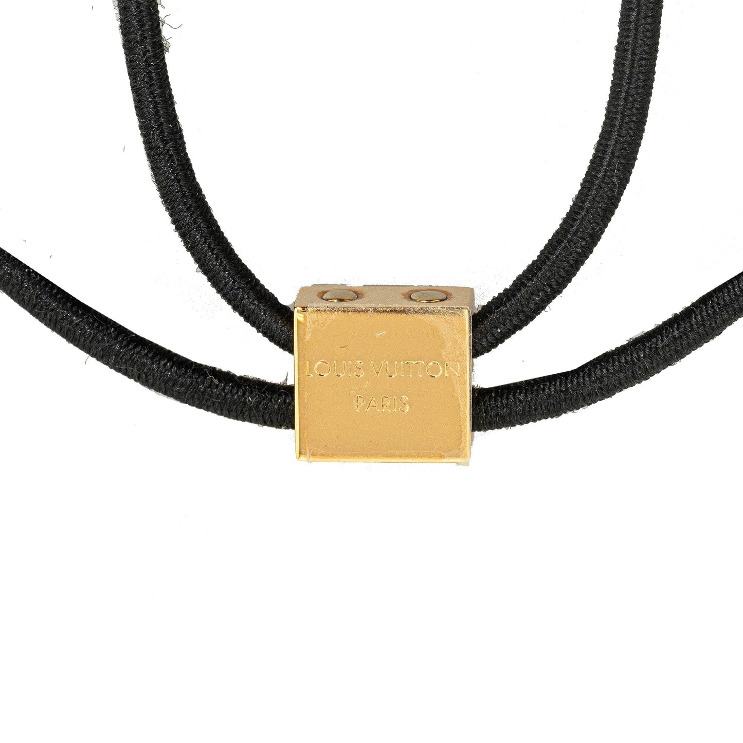 Gold Louis Vuitton Planete Nanogram Chouchou Hair Tie Crossbody
