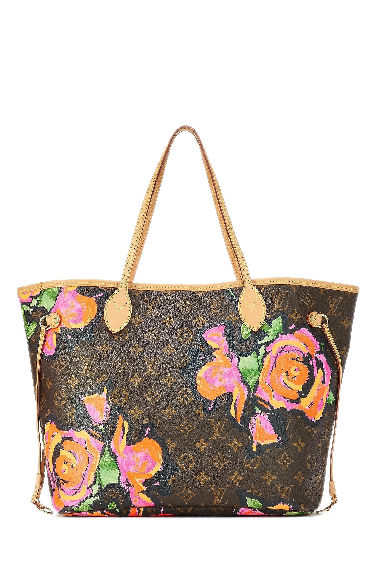 Louis Vuitton, Stephen Spro x Louis Vuitton Monogram Canvas Roses Neverfull MM, Brown