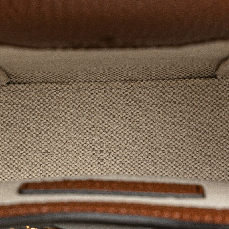 Gucci Horsebit 1955 GG Denim Canvas Shoulder Bag