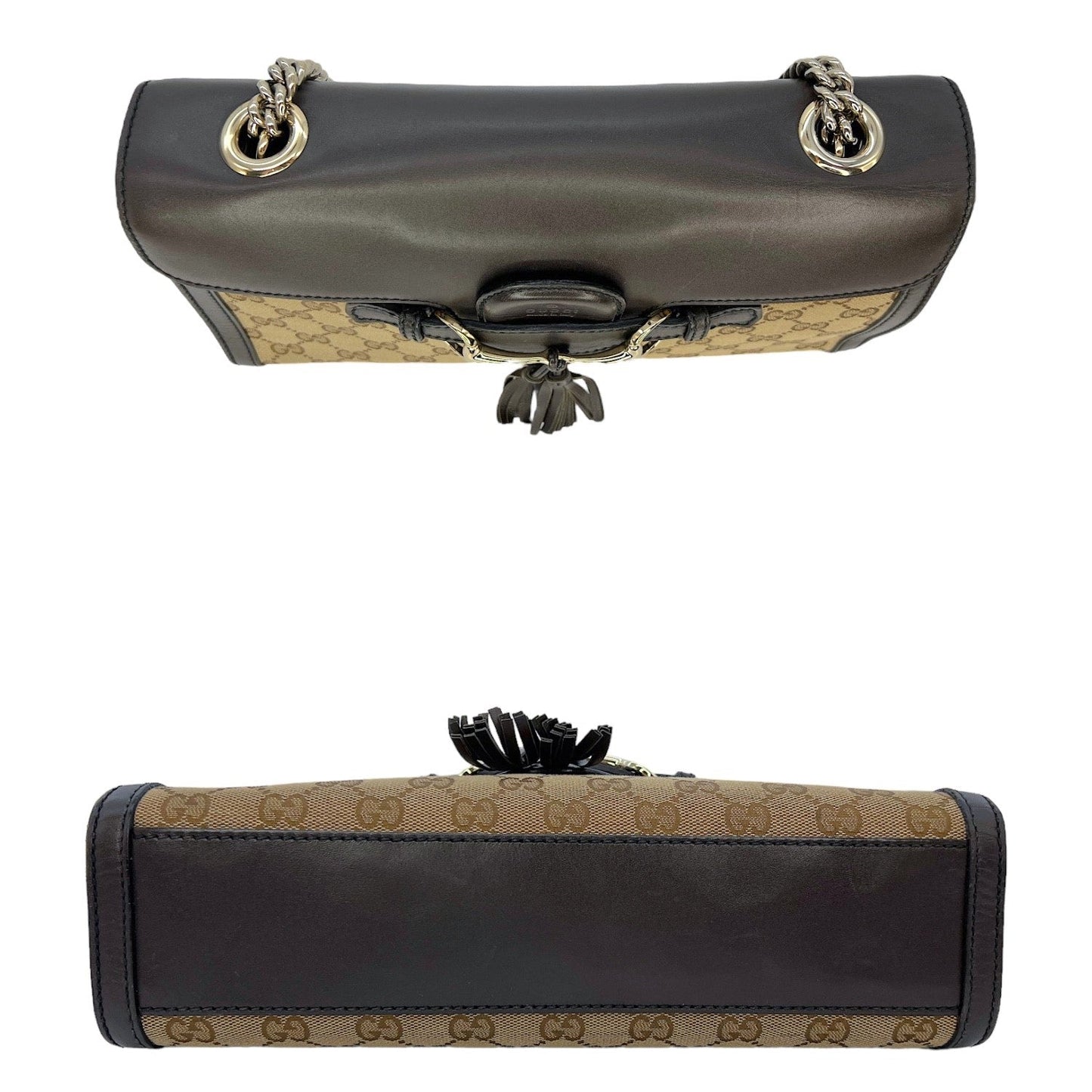 Gucci Chain Leather Shoulder Bag