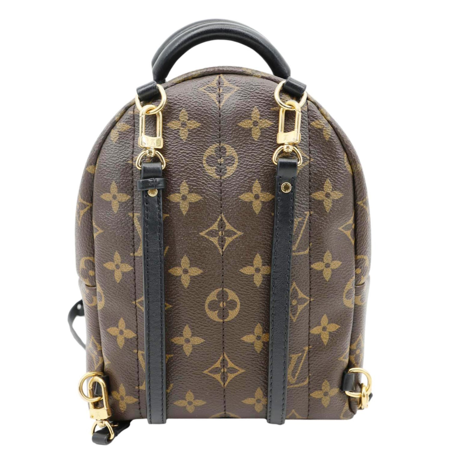 LOUIS VUITTON Palm Spring Mini Monogram Canvas Backpack Brown