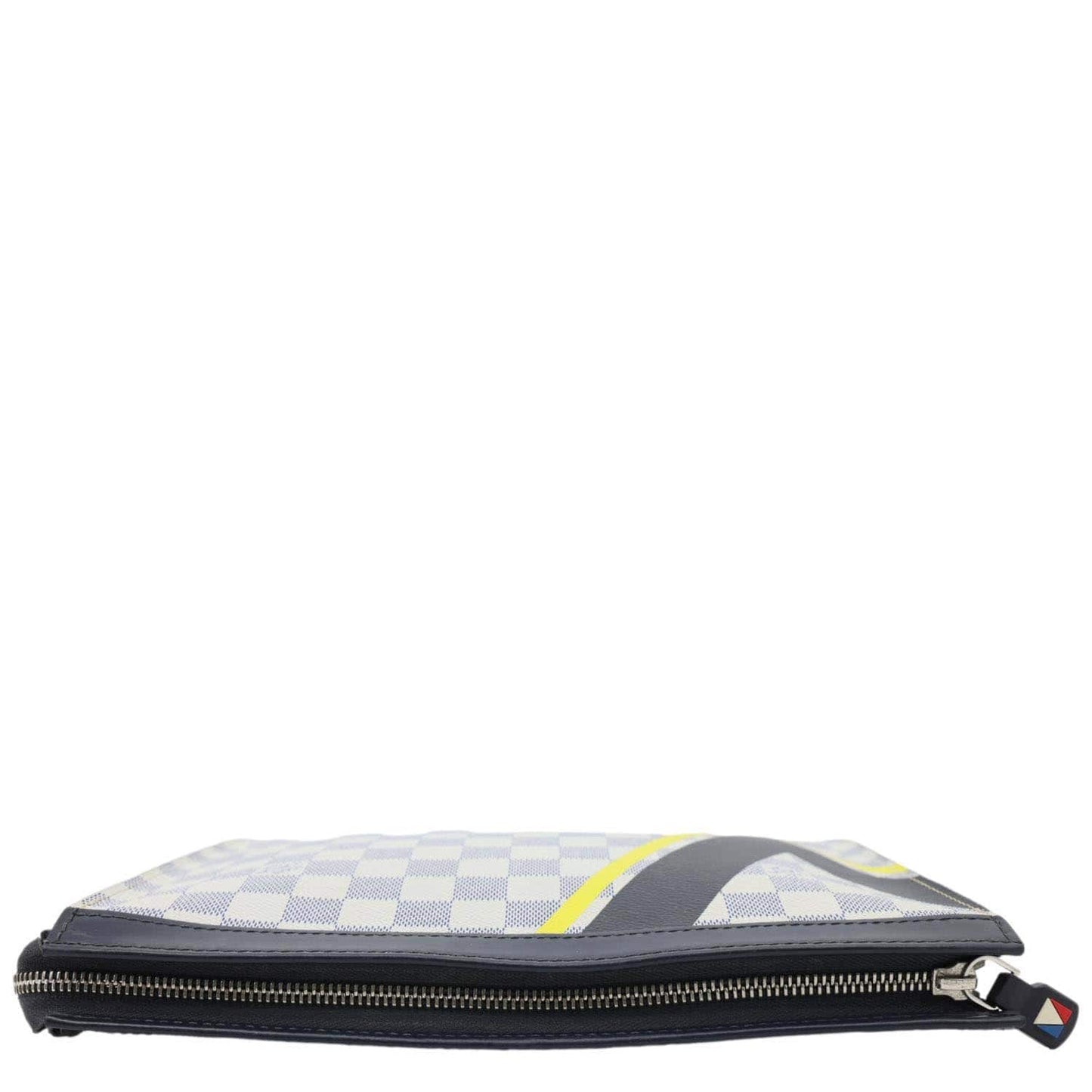 LOUIS VUITTON Voyage MM America s Cup Latitude Damier Azur Pouch White