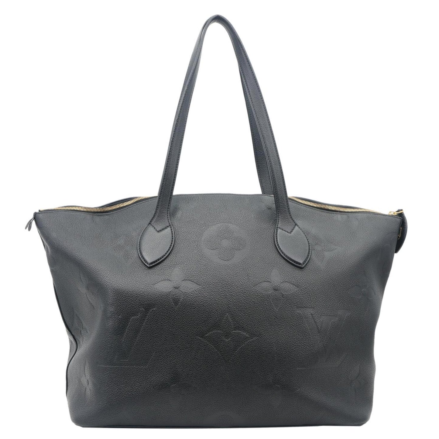 LOUIS VUITTON Monogram Empreinte Giant Leather Travel Bag Black