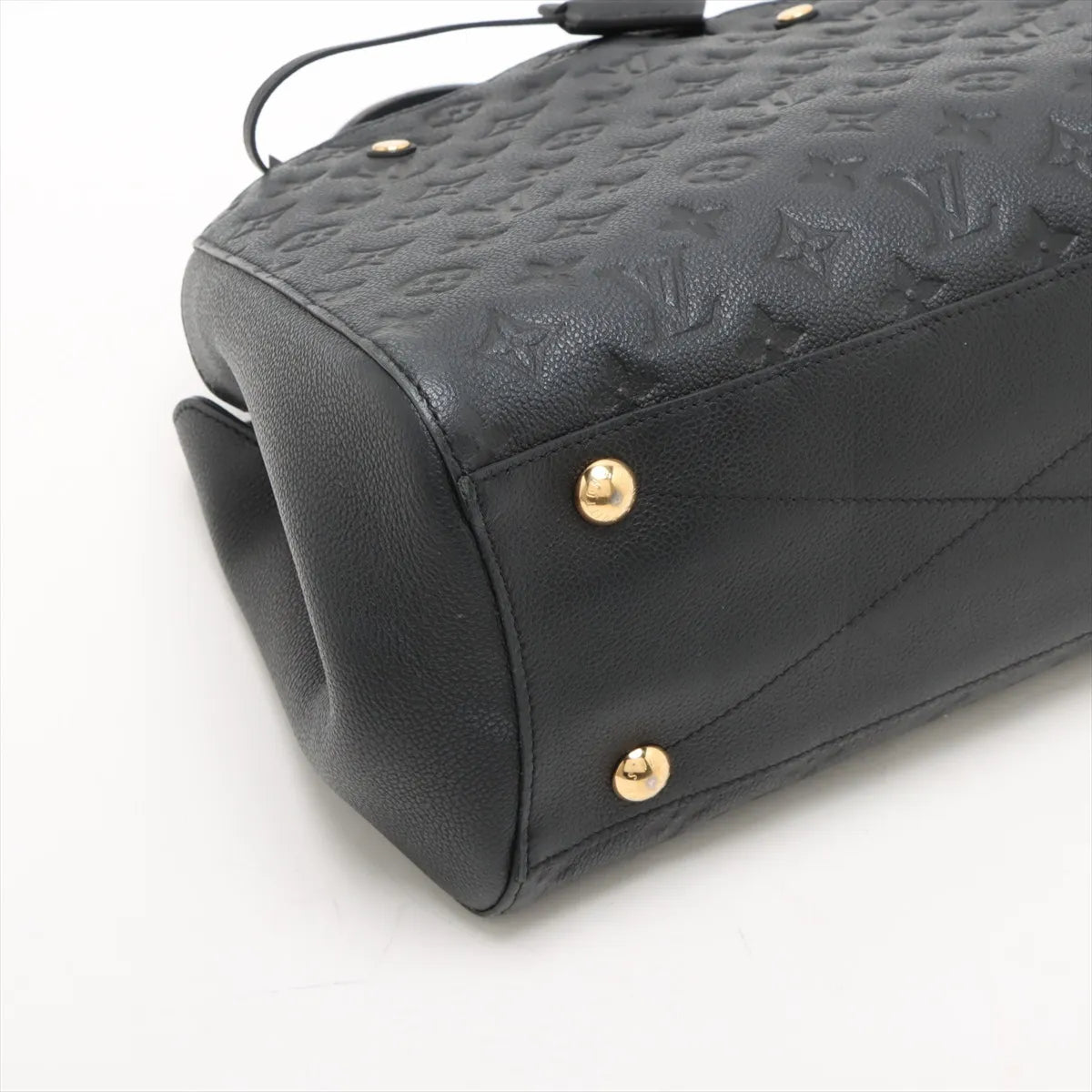 Louis Vuitton Noir Monogram Empreinte Leather Montaigne MM Clearance Sale