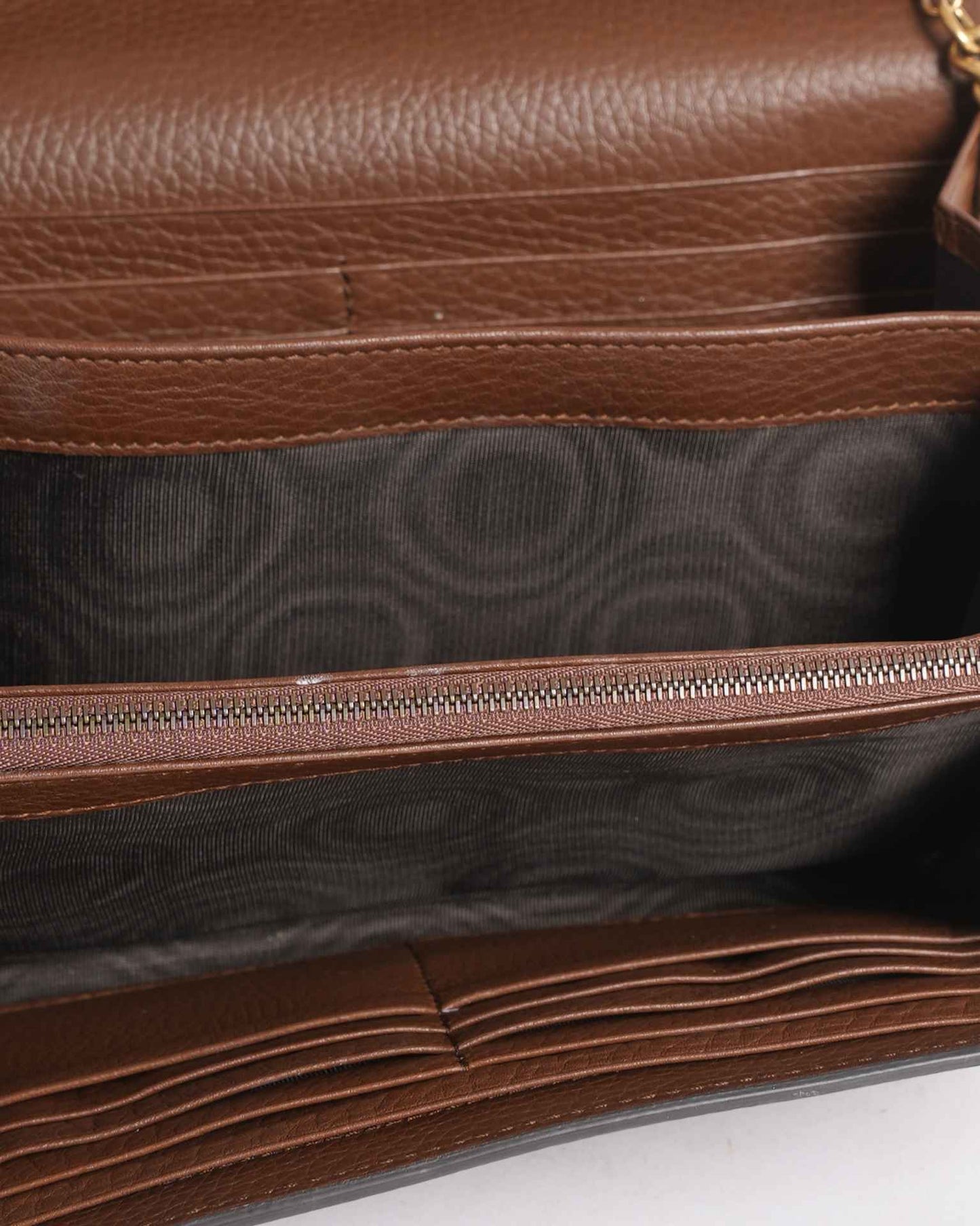 Gucci Chain Leather Crossbody