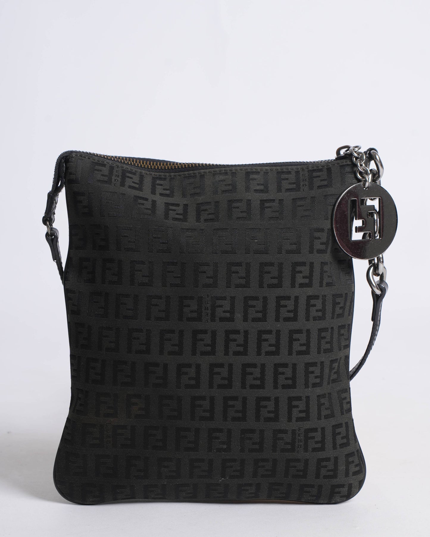 Fendi Zucchino FF Crossbody Bag