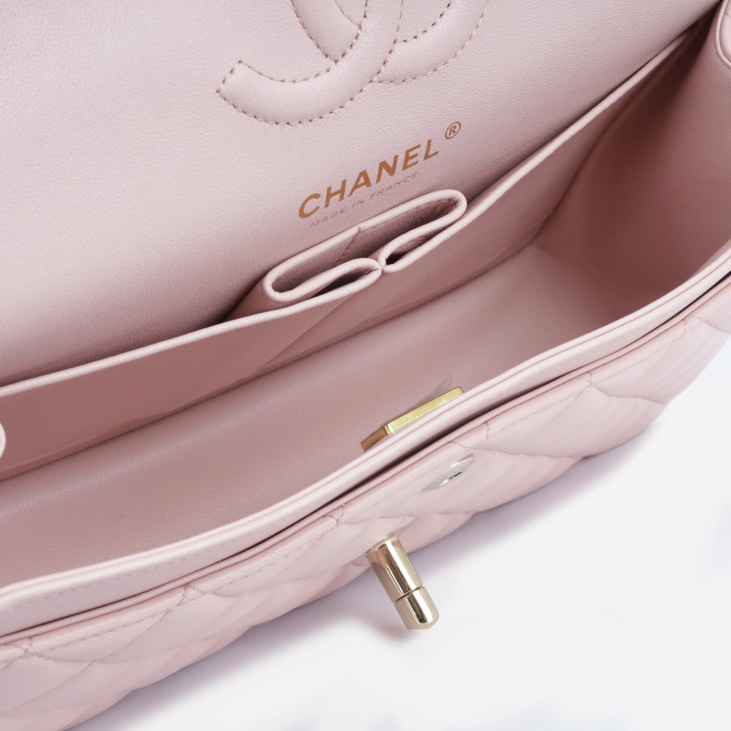 Chanel Small Classic Flap Bag - Pink