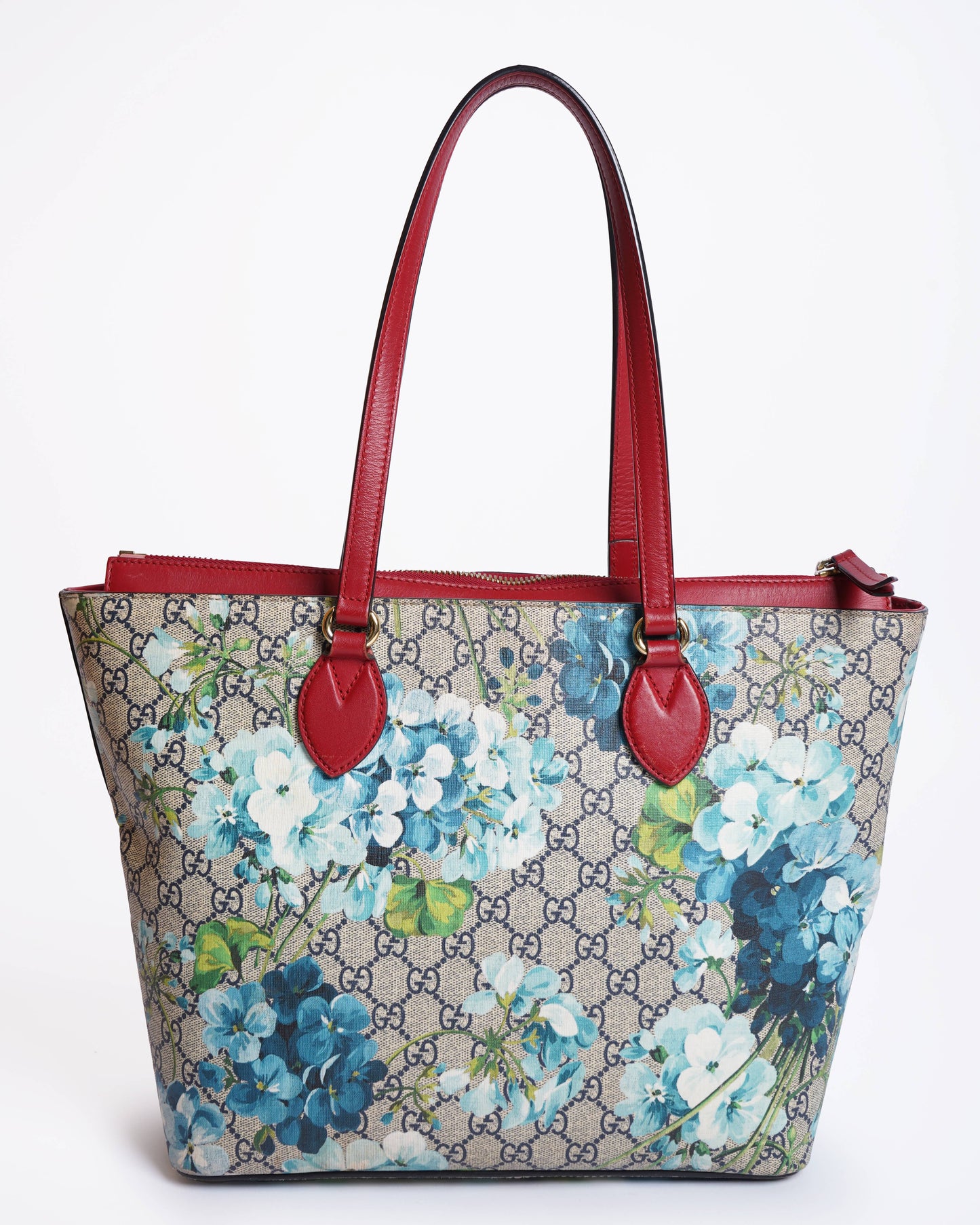 Gucci Monogram Leather Canvas Tote