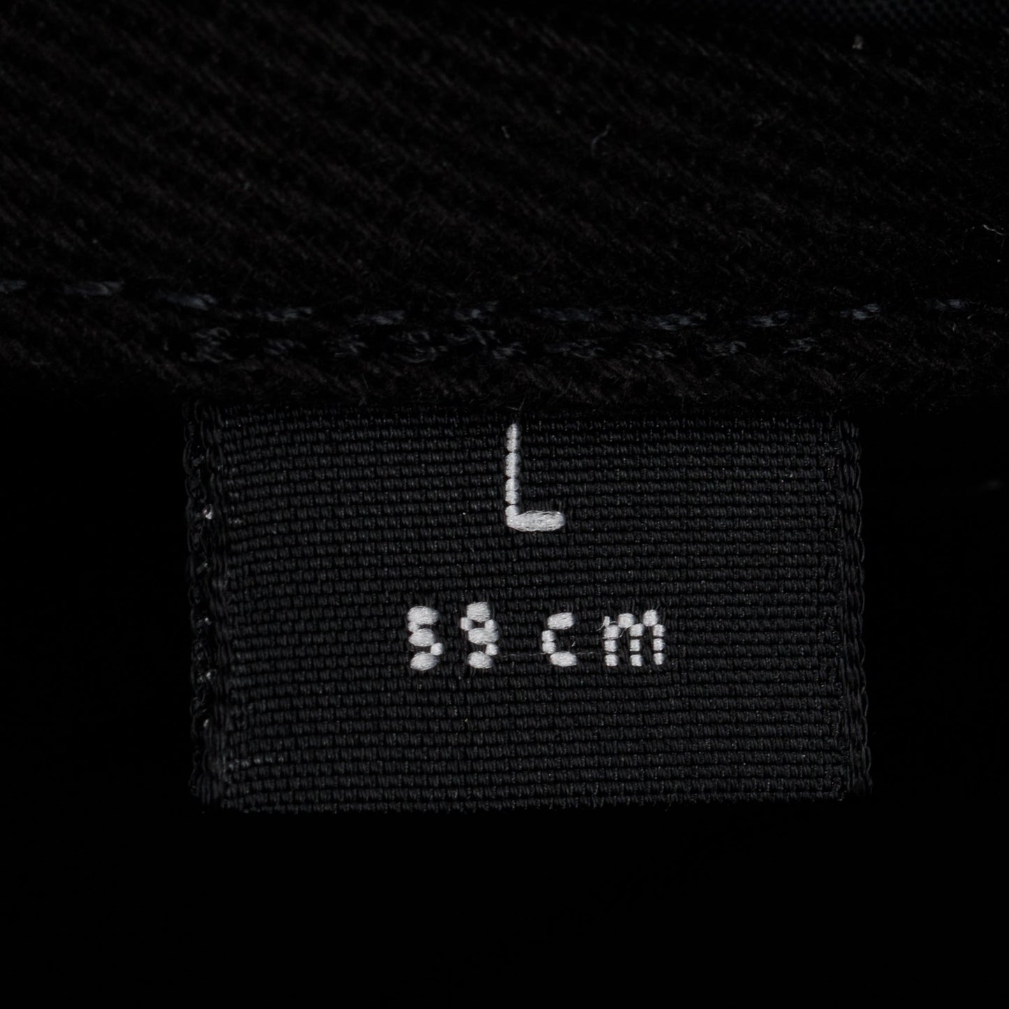 Balenciaga 2021 Black Cotton Logo Baseball Cap, L 59