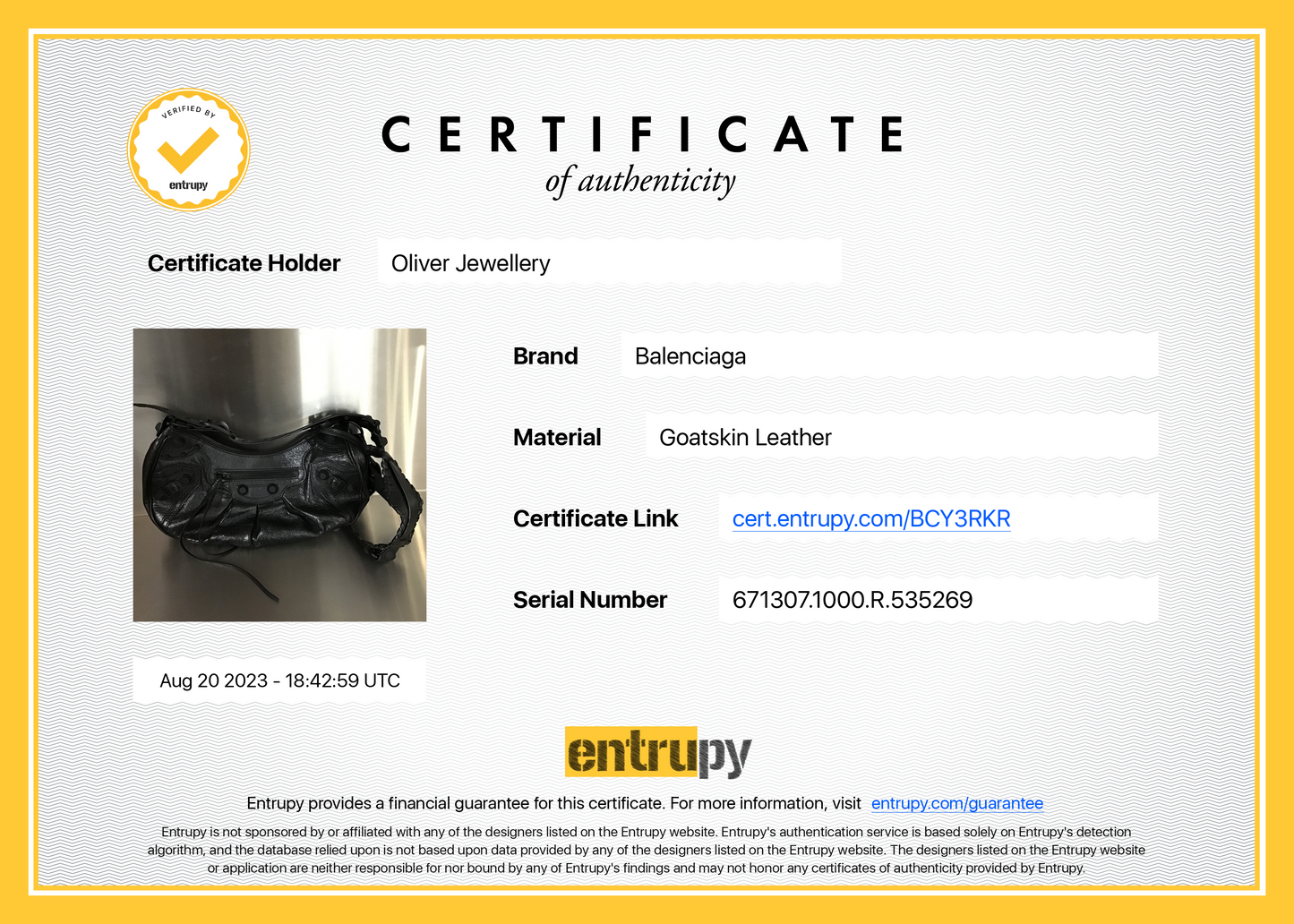 Balenciaga Black Arena Leather Le Cagole Small Shoulder Bag