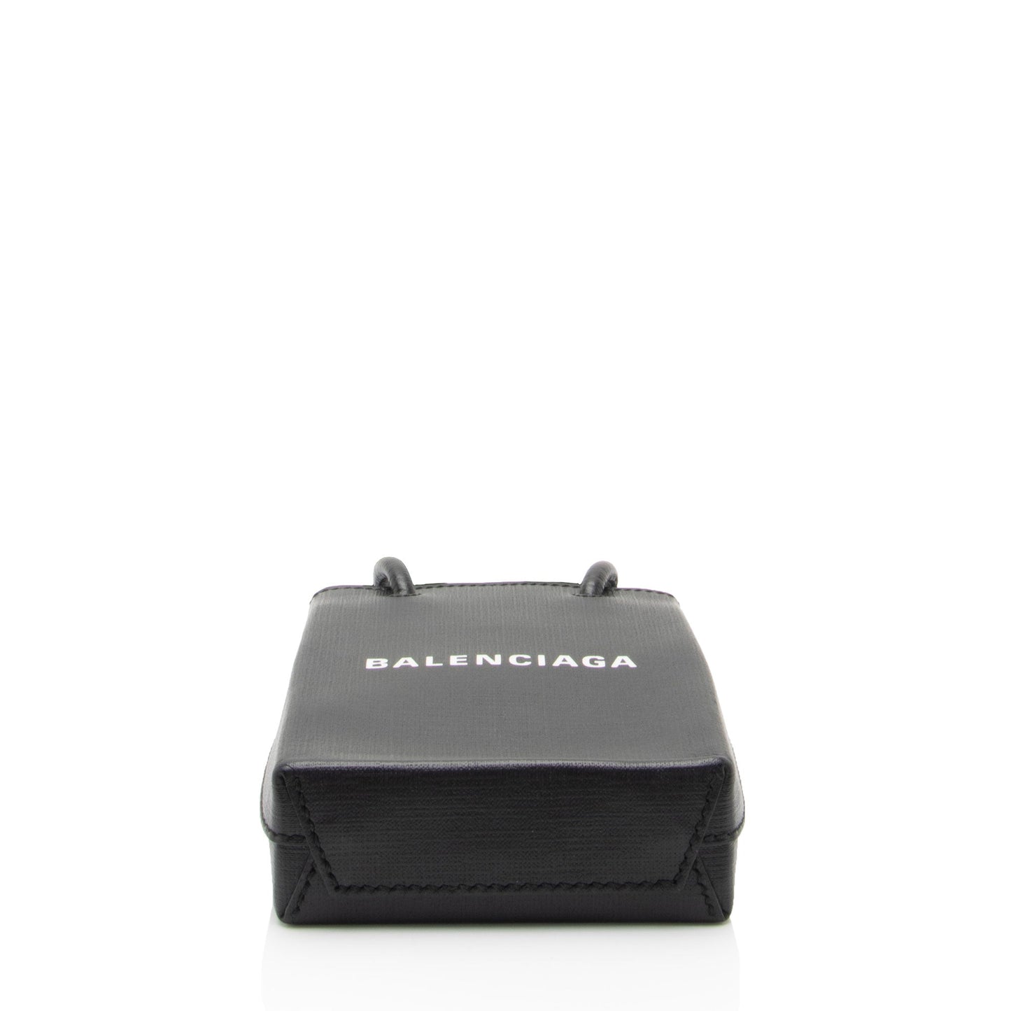 Luxury Balenciaga Trending 2026 Textured Calfskin Phone Holder Crossbody (SHF-vPnMbh)