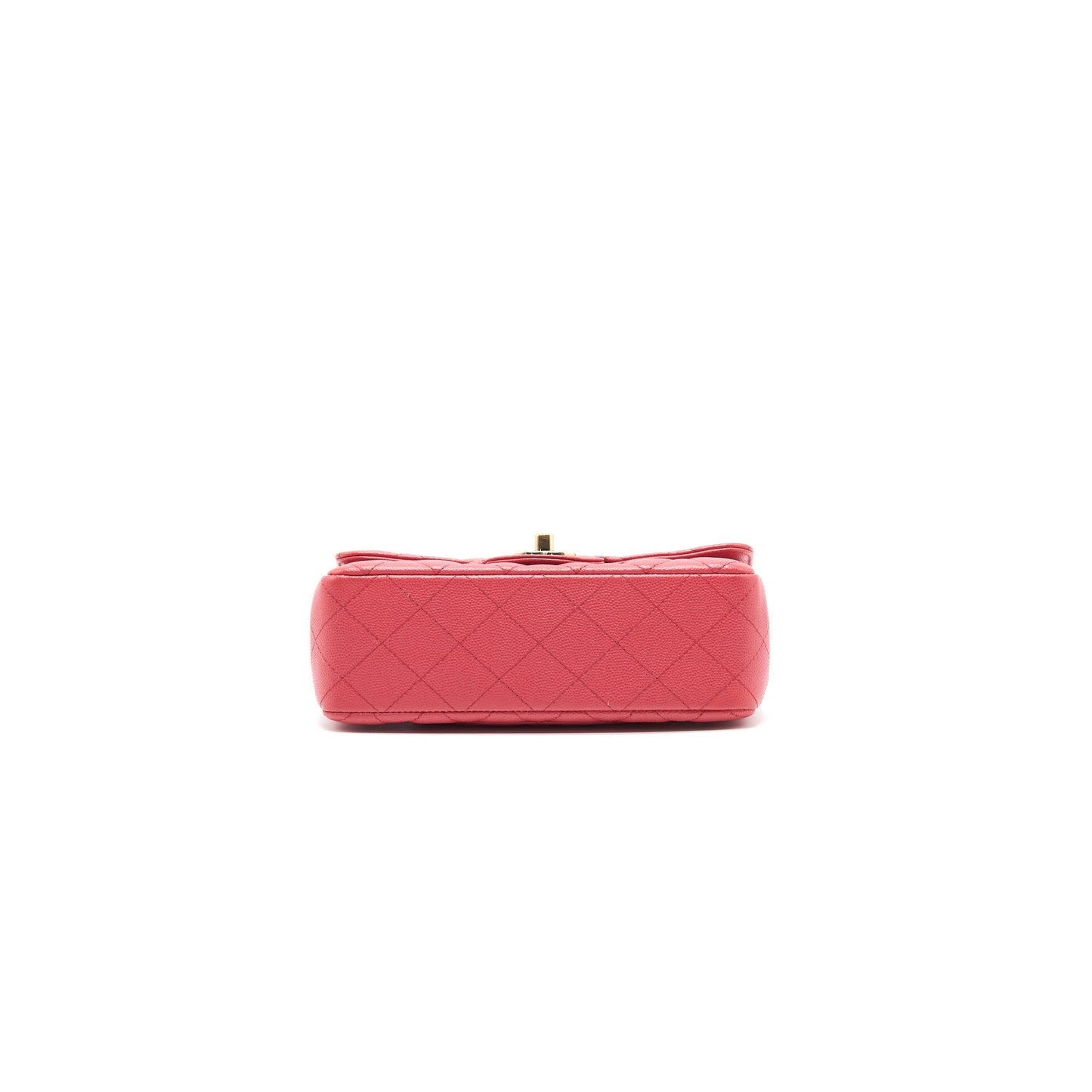 Chanel mini rectangular cavier 17c Coral Pink L