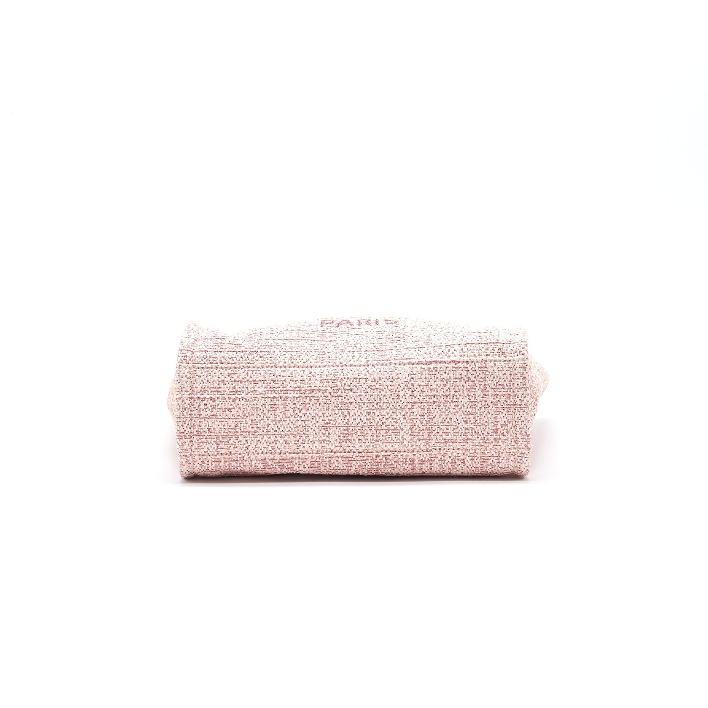 Chanel Deauville PM Tote Bag Canvas Pink