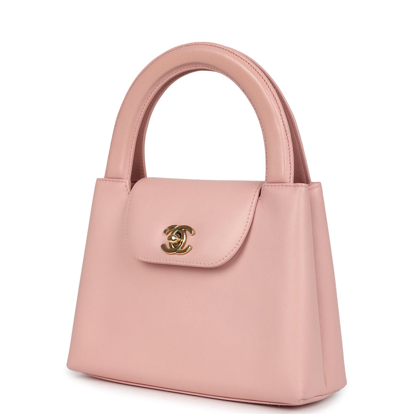Chanel Small Kelly Pink Lambskin Gold Hardware