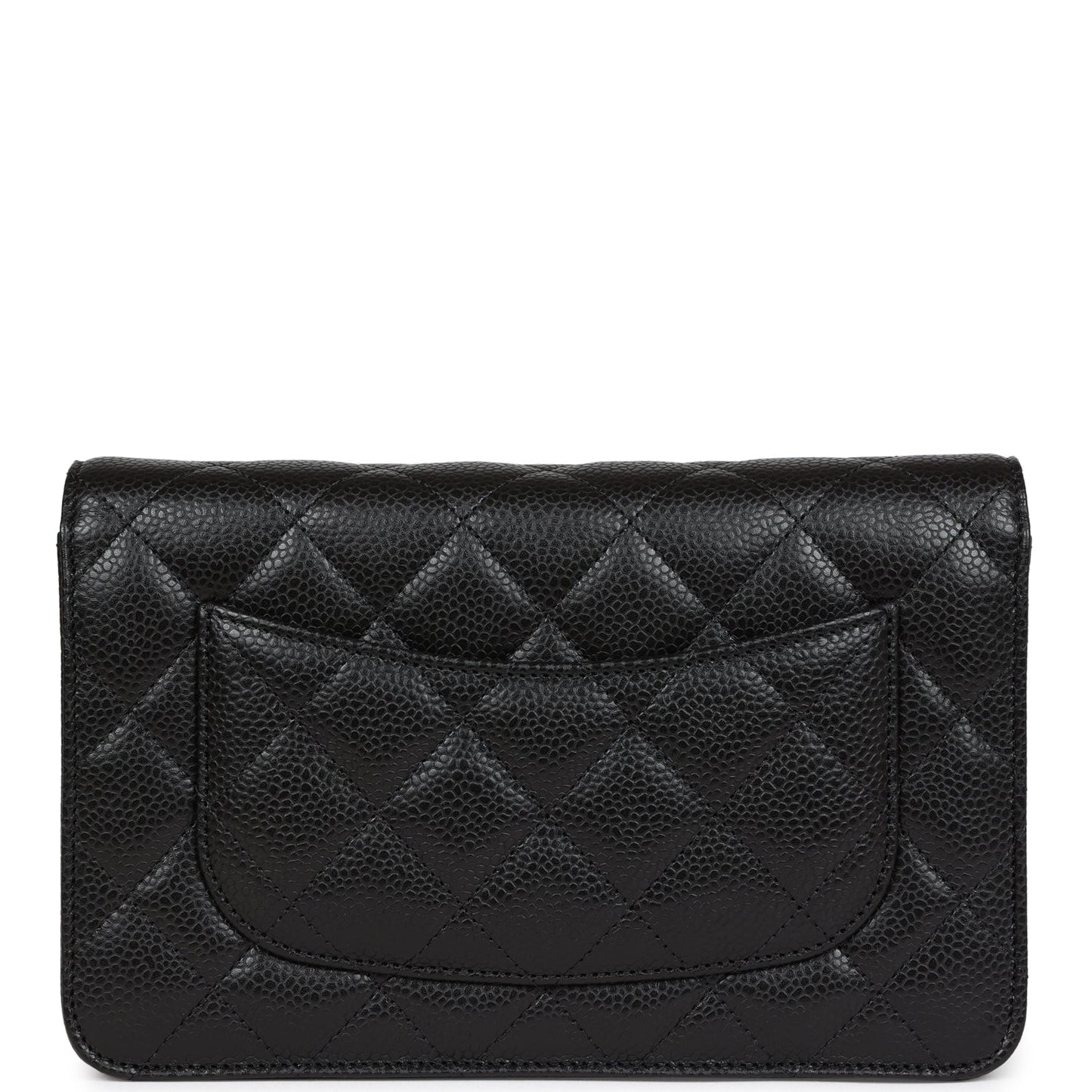 Chanel Wallet On Chain WOC Black Caviar Gold Hardware Crossbody