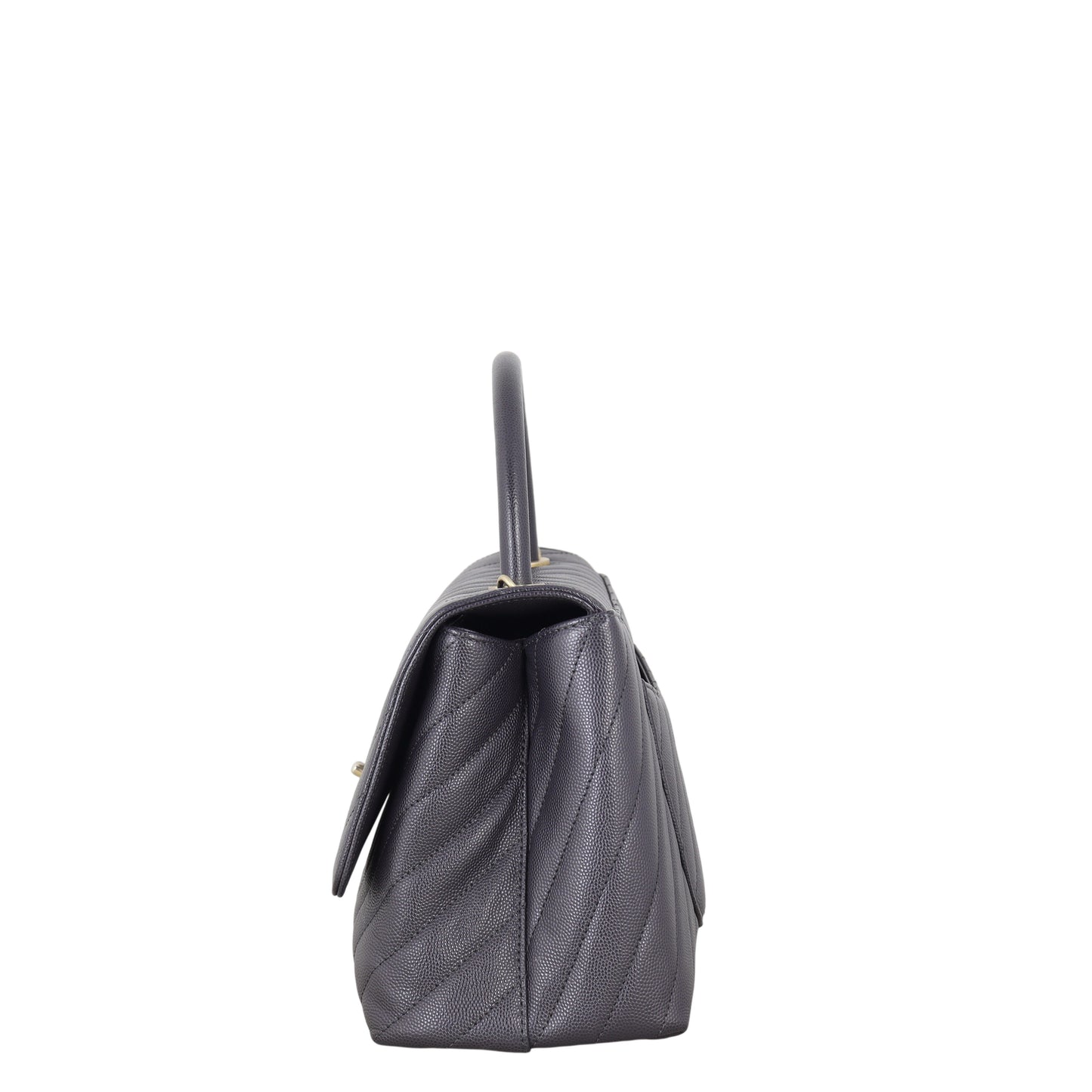 Chanel Coco Top Handle Medium Bag Chevron