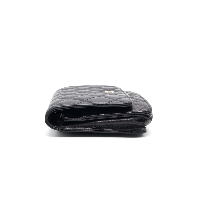 Chanel Wallet on Chain Calfskin Black with GHW Crossbody