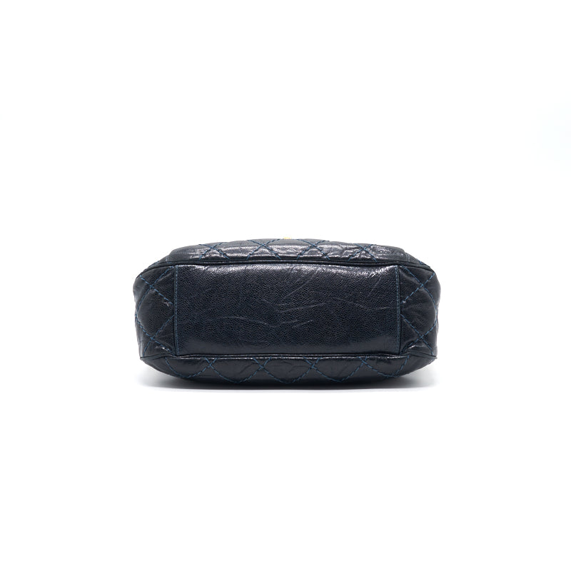 Chanel Caviar Large Flap Bag Navy with