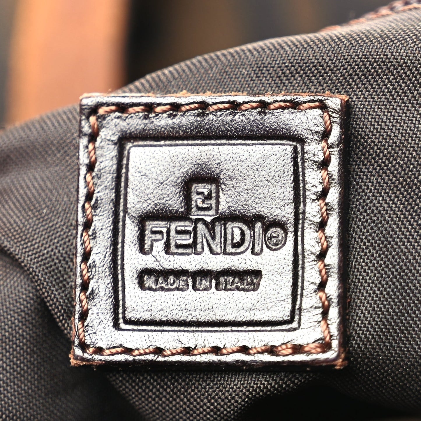 Fendi Zucca Small Tote Tobacco Tobacco