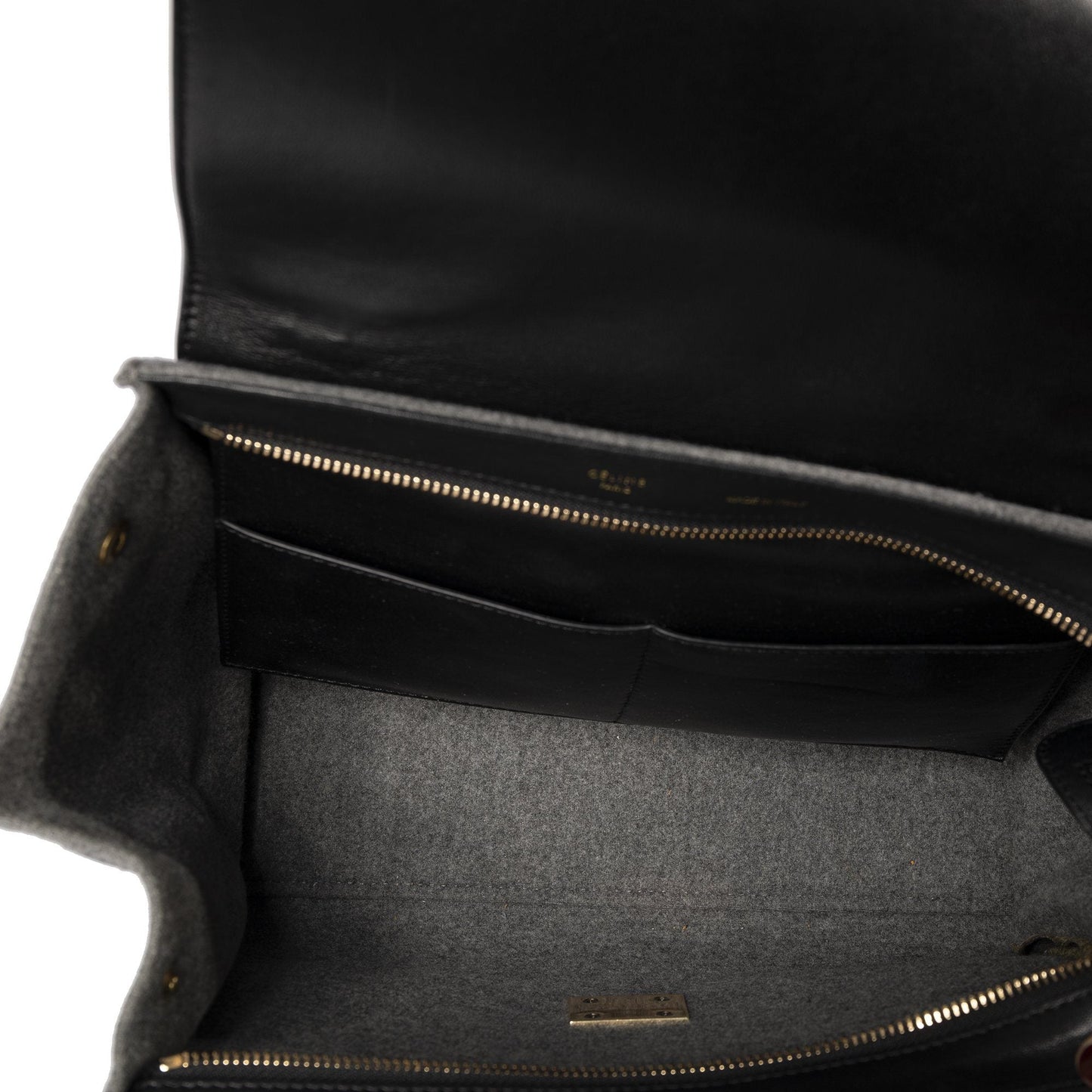 Celine Small Wool Trapeze Bag
