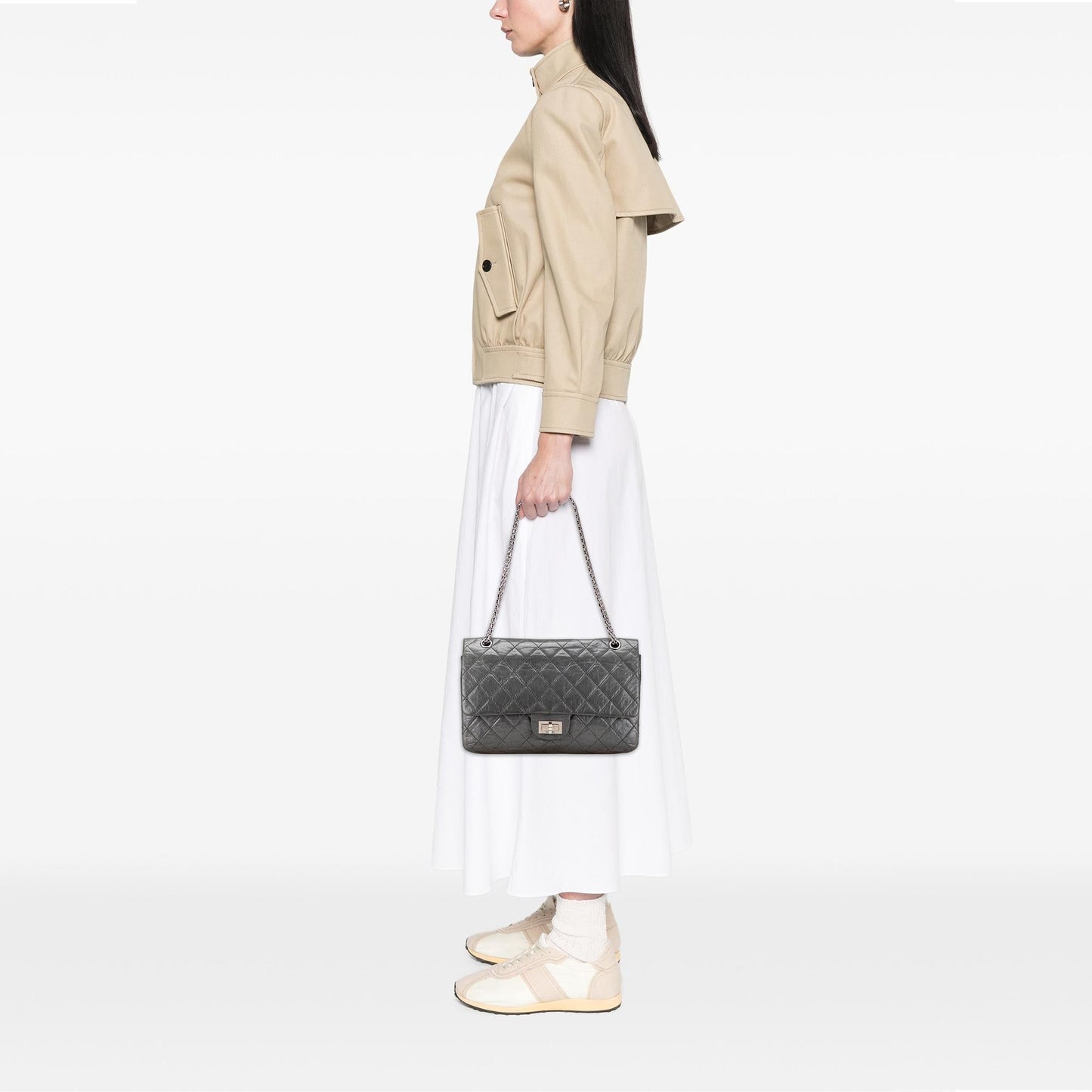 Chanel 50th Anniversary Reissue 2.55 Aged Calfskin Double Flap 227