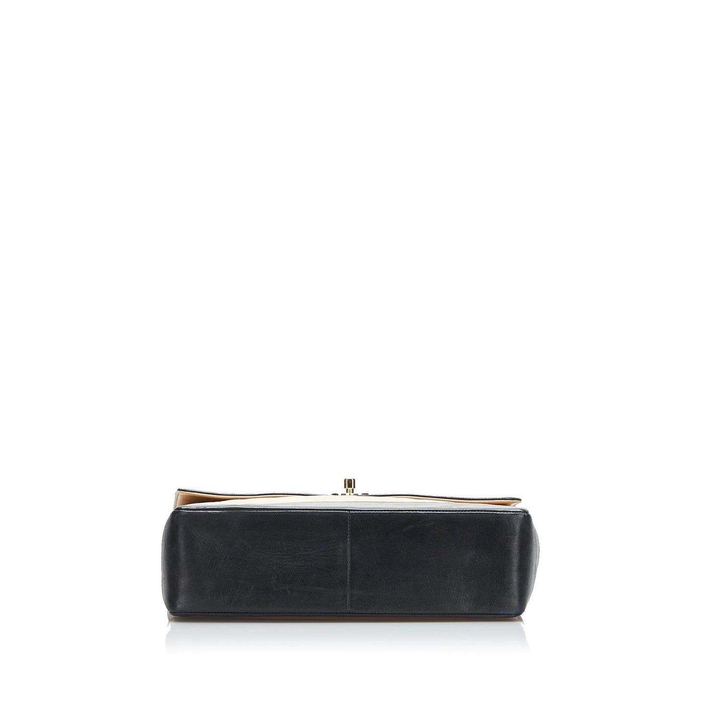 Chanel Bicolor Leather Shoulder Bag SHG k3TZpL