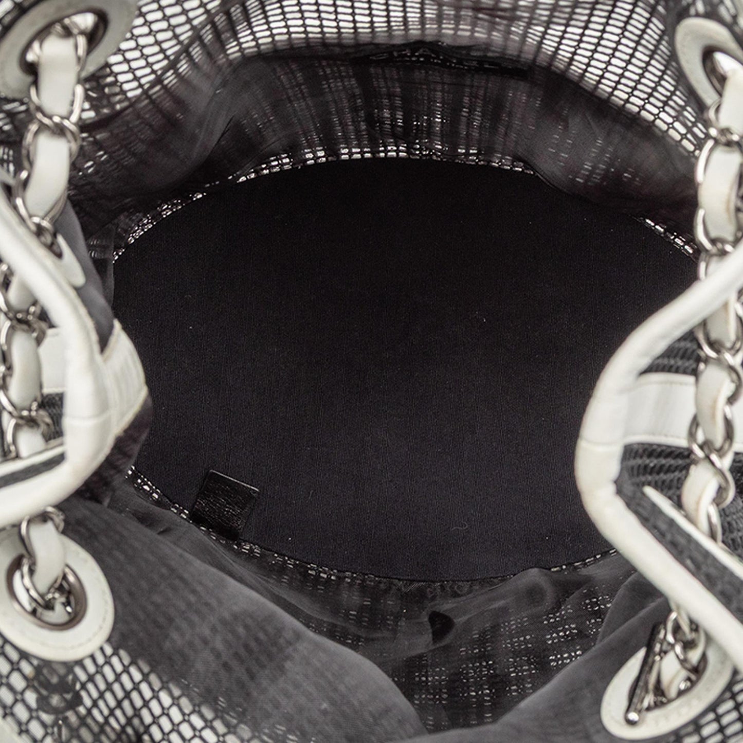Chanel CC Mesh and Calfskin Bucket Bag