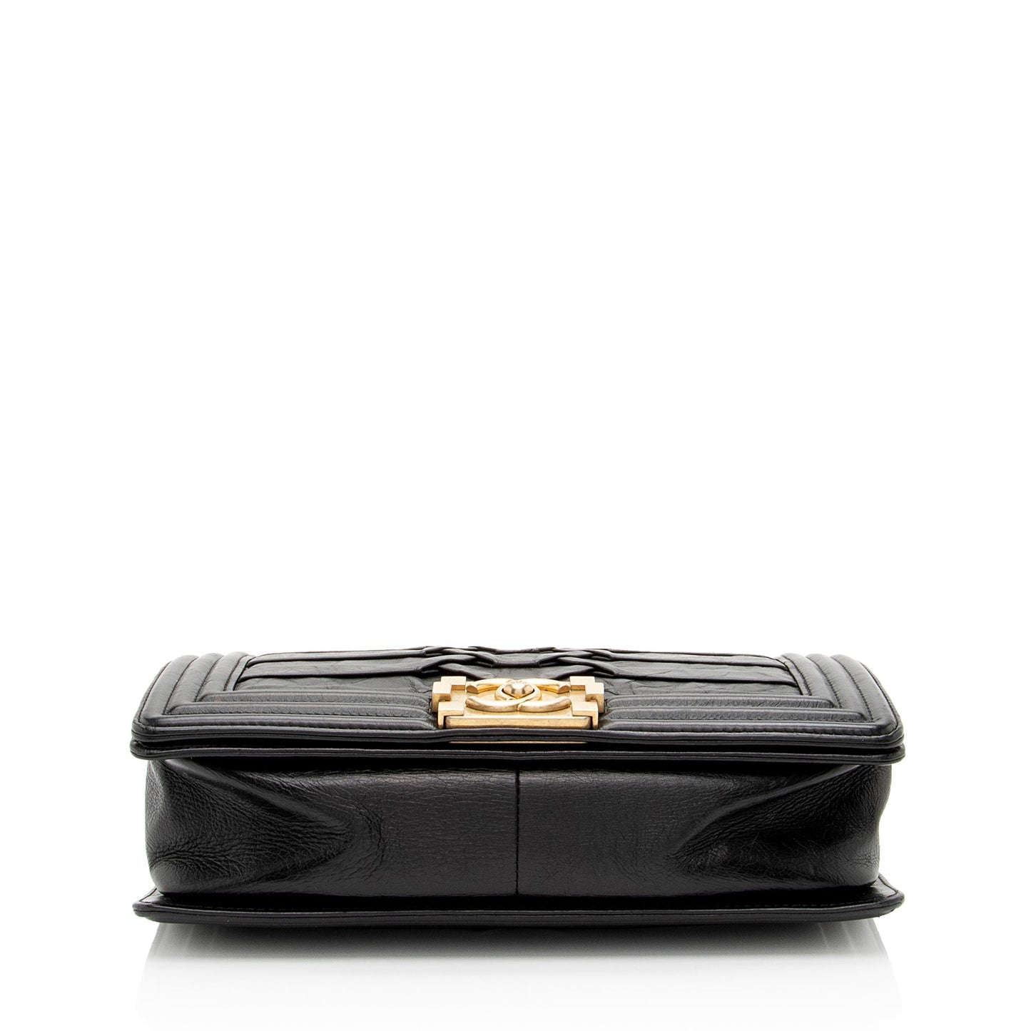Chanel Crumpled Calfskin Old Medium Boy Bag