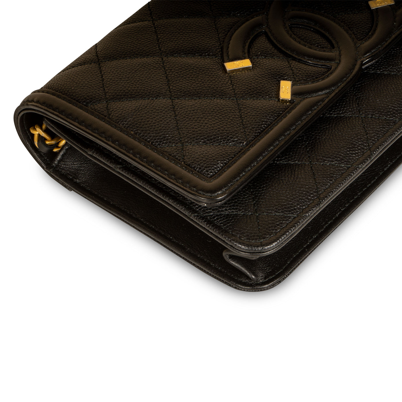 Chanel Filigree Wallet on Chain
