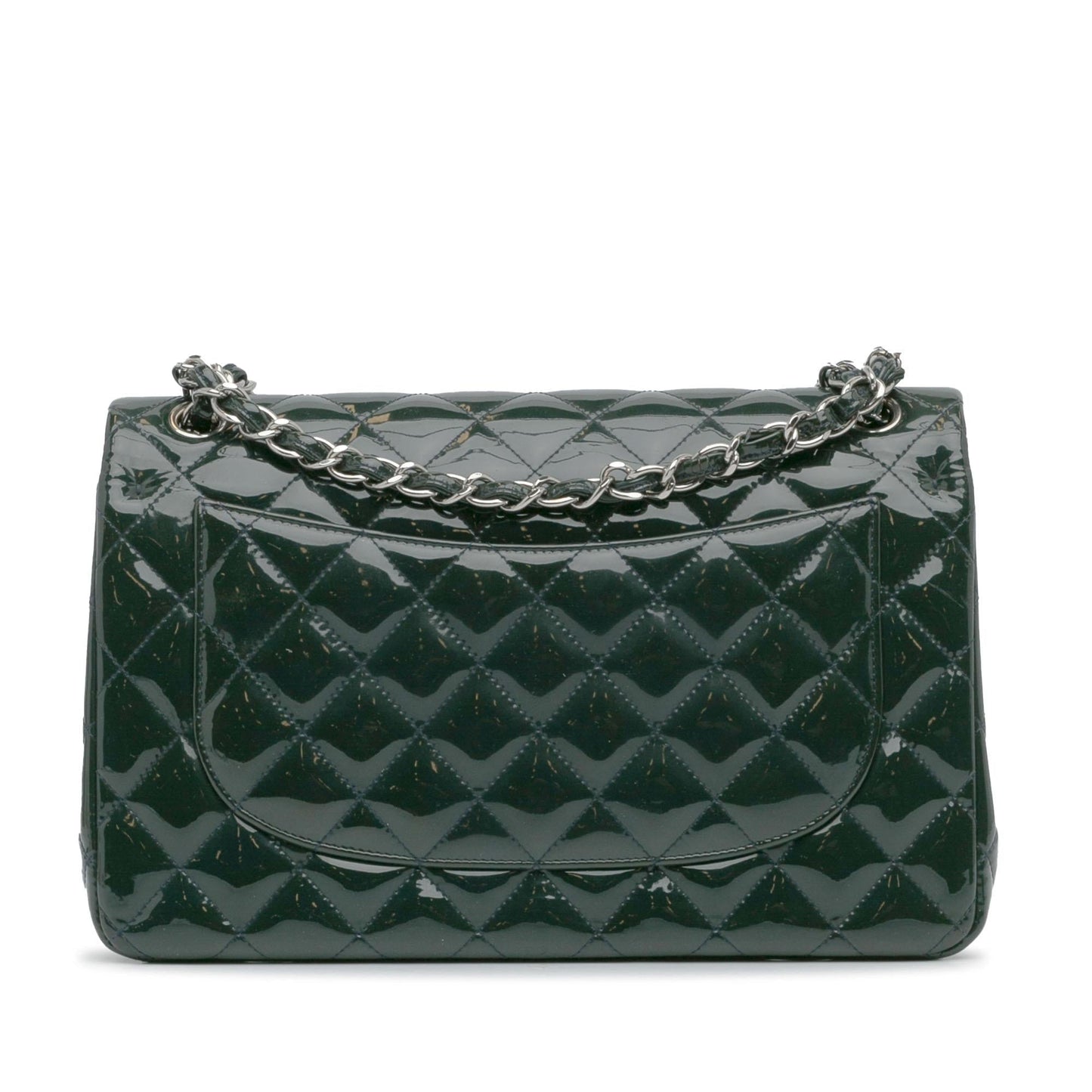 Chanel Jumbo Classic Patent Double Flap (SHG-tIs8iI) Shoulder Bag