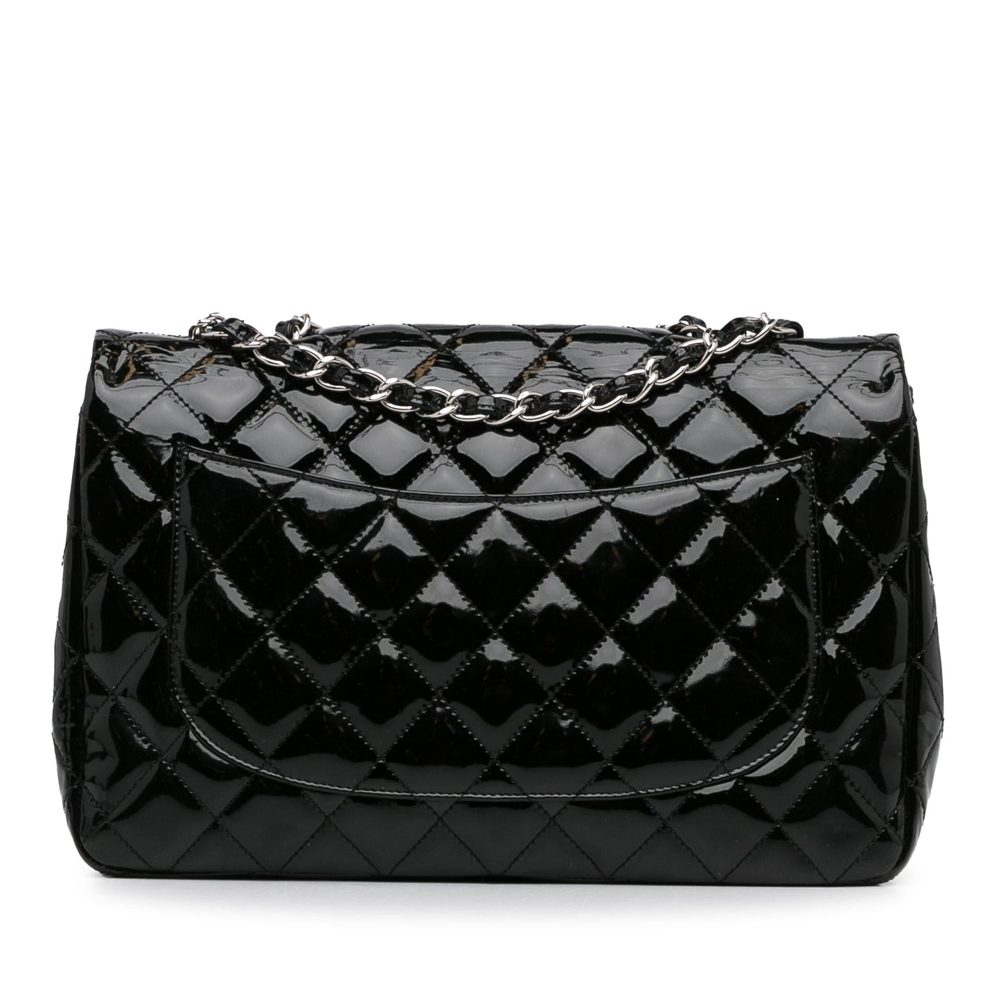 Chanel Jumbo Classic Patent Single Flap (SHG-0iRSAh) Shoulder Bag