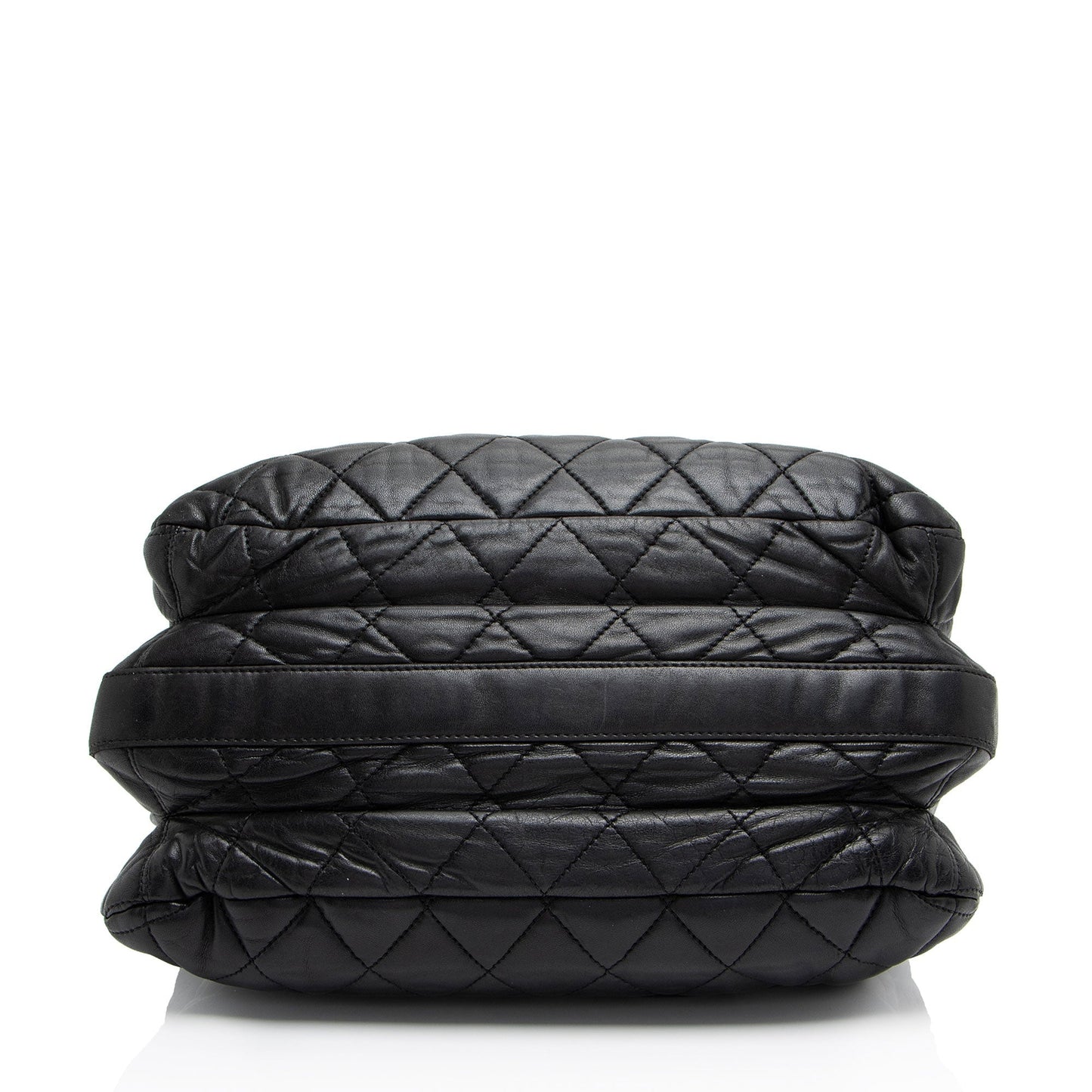 Chanel Lambskin 3 Accordion Maxi Flap Bag
