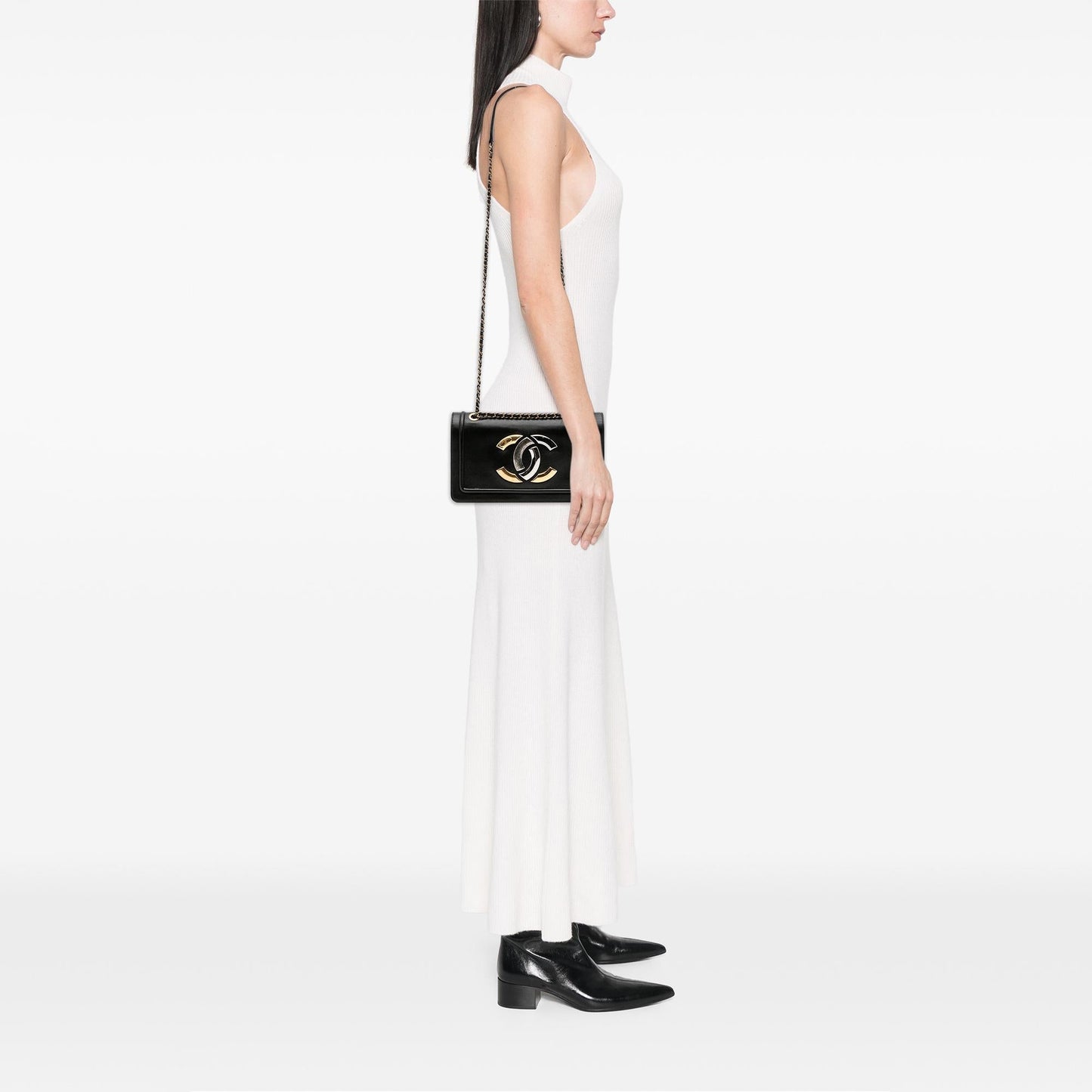 Chanel Lambskin CC Antico Flap