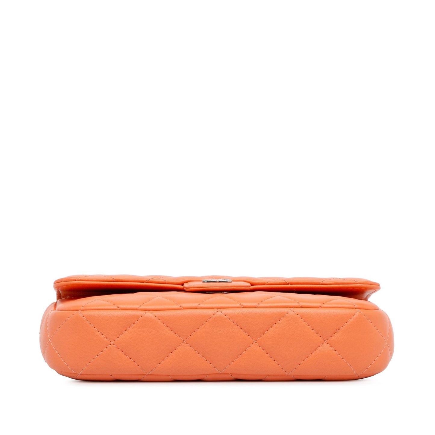 Chanel Lambskin Flap Phone Holder with Chain (SHG-7VHu6Y) Crossbody