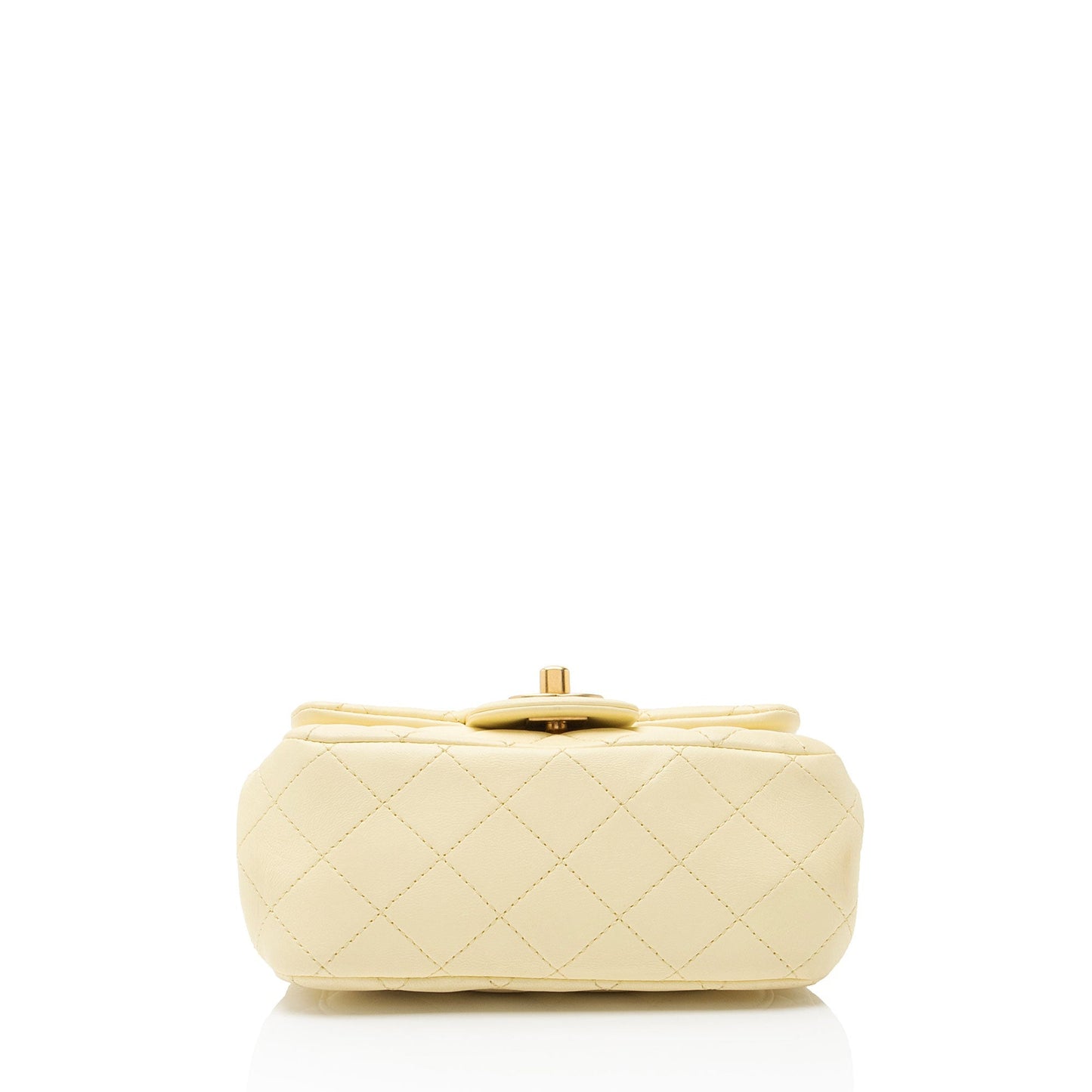 Chanel Lambskin Sweet Camellia Square Mini Flap Bag