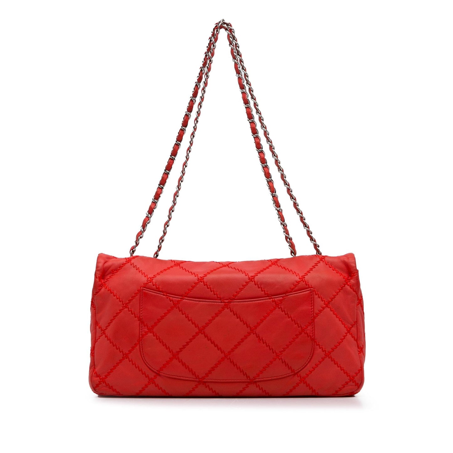 Chanel Large Ultimate Stitch Lambskin Flap (SHG-EPPUHv) Shoulder Bag