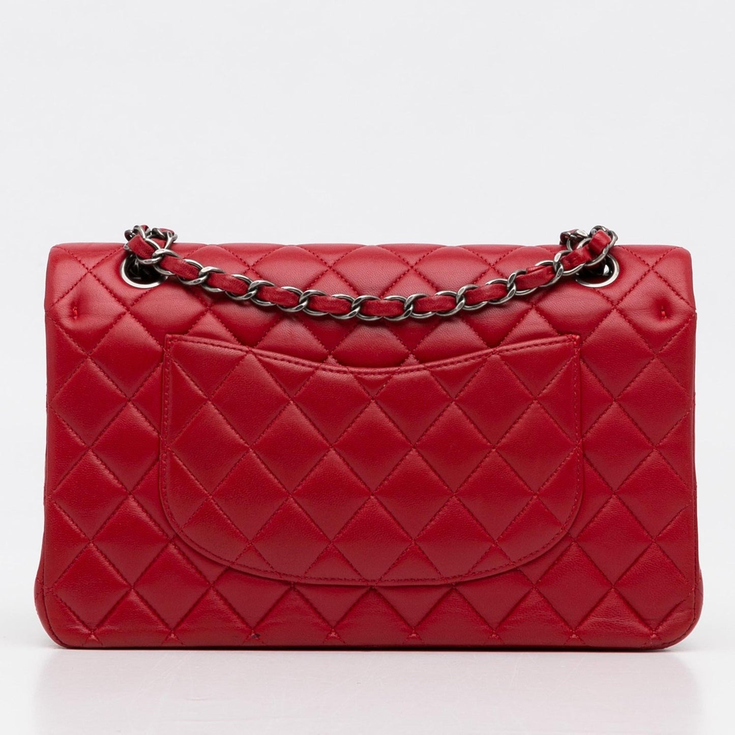 Chanel Medium Classic Lambskin Double Flap (SHG-LYrnLz) Shoulder Bag