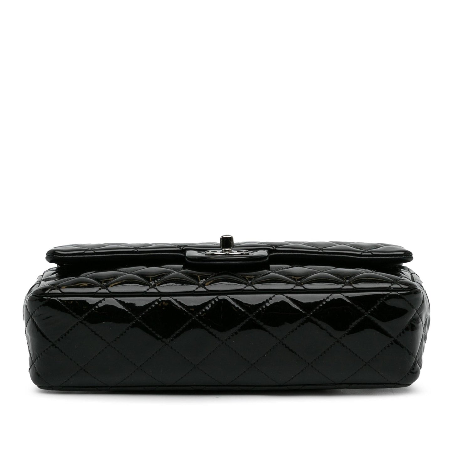 Chanel Medium Classic Patent Double Flap (SHG-cHqlRZ) Shoulder Bag