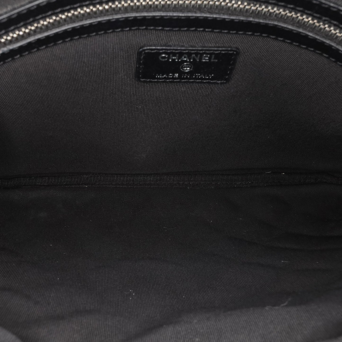 Chanel Medium Quilted Caviar Boy O Case Clutch