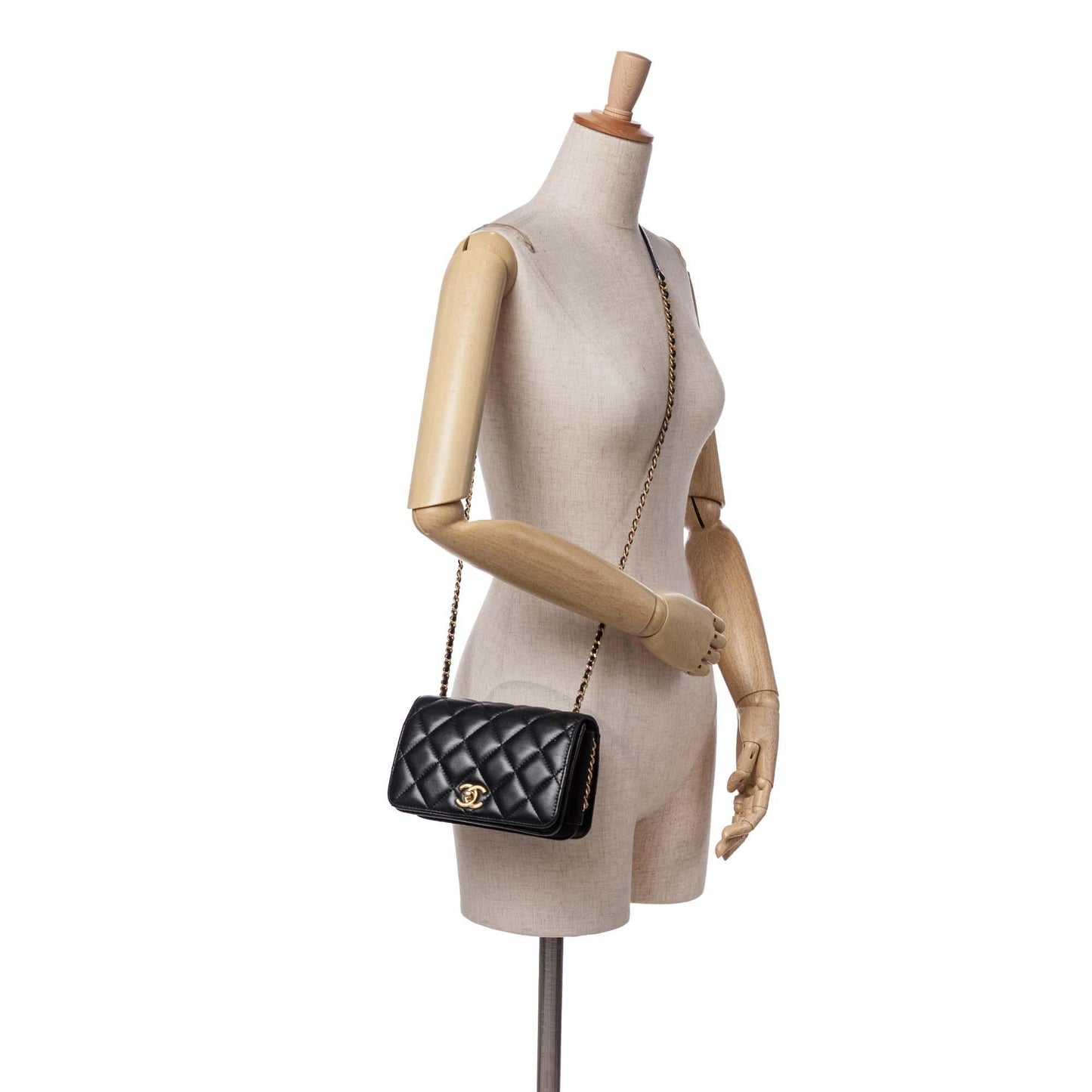Chanel Mini CC Quilted Lambskin Full Flap