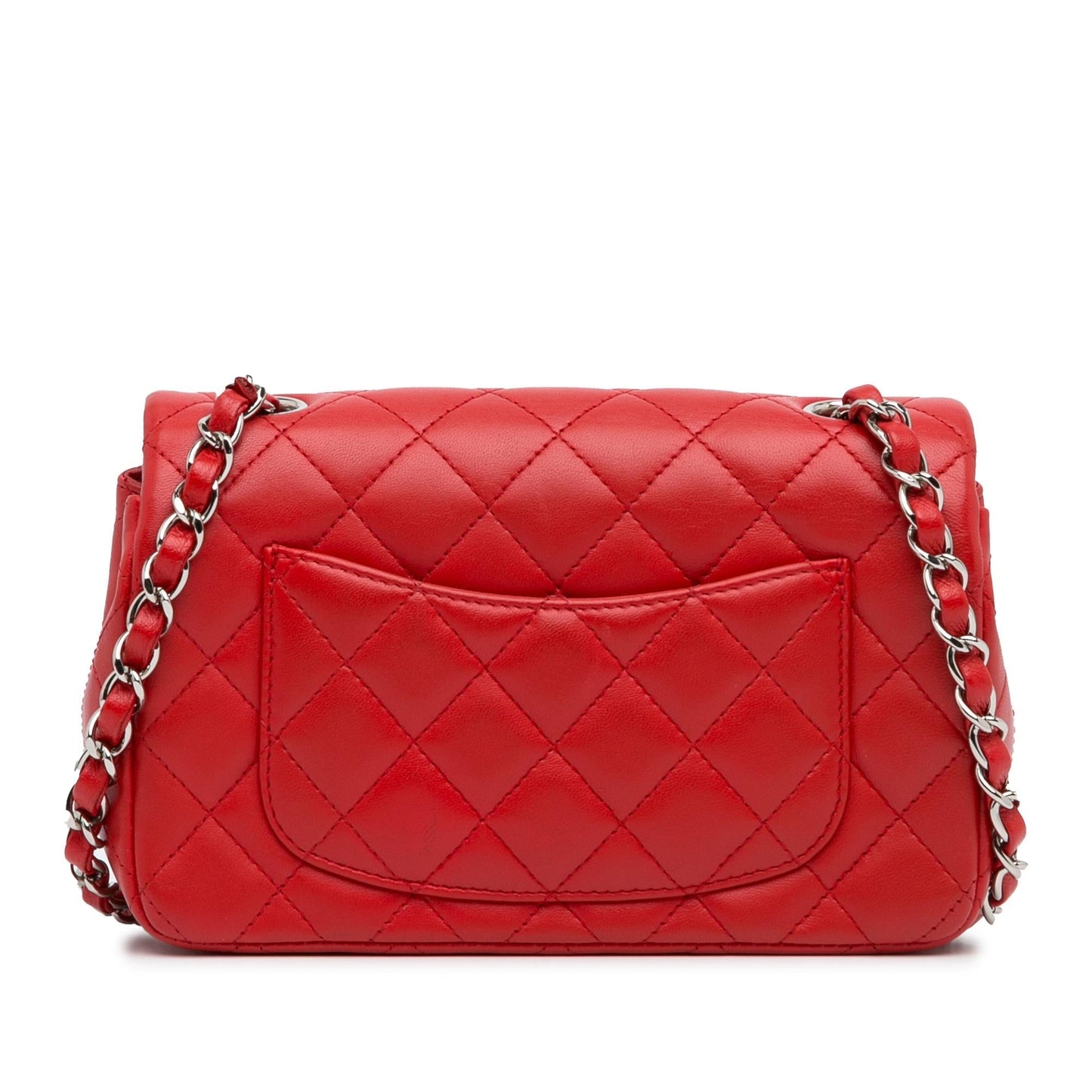Chanel Mini Rectangular Classic Lambskin Single Flap (SHG-ibXR3K) Crossbody