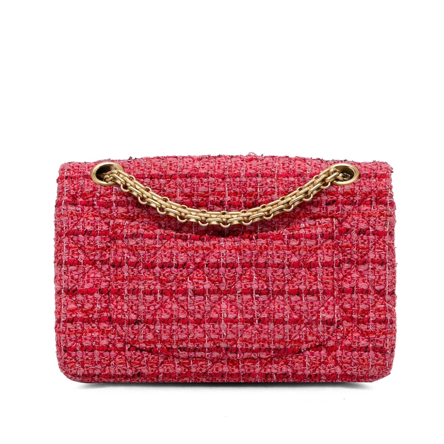 Chanel Mini Rectangular Tweed Reissue Single Flap (SHG-gJDjoh) Crossbody