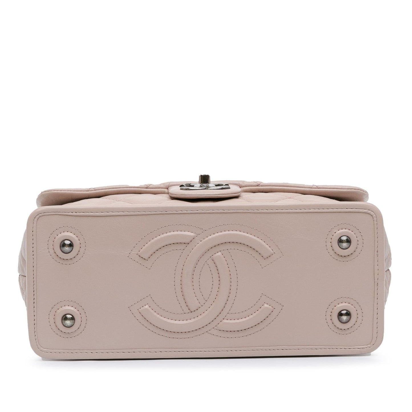 Chanel Quilted Aged Calfskin Single Flap (SHG-vBvXcU) Shoulder Bag