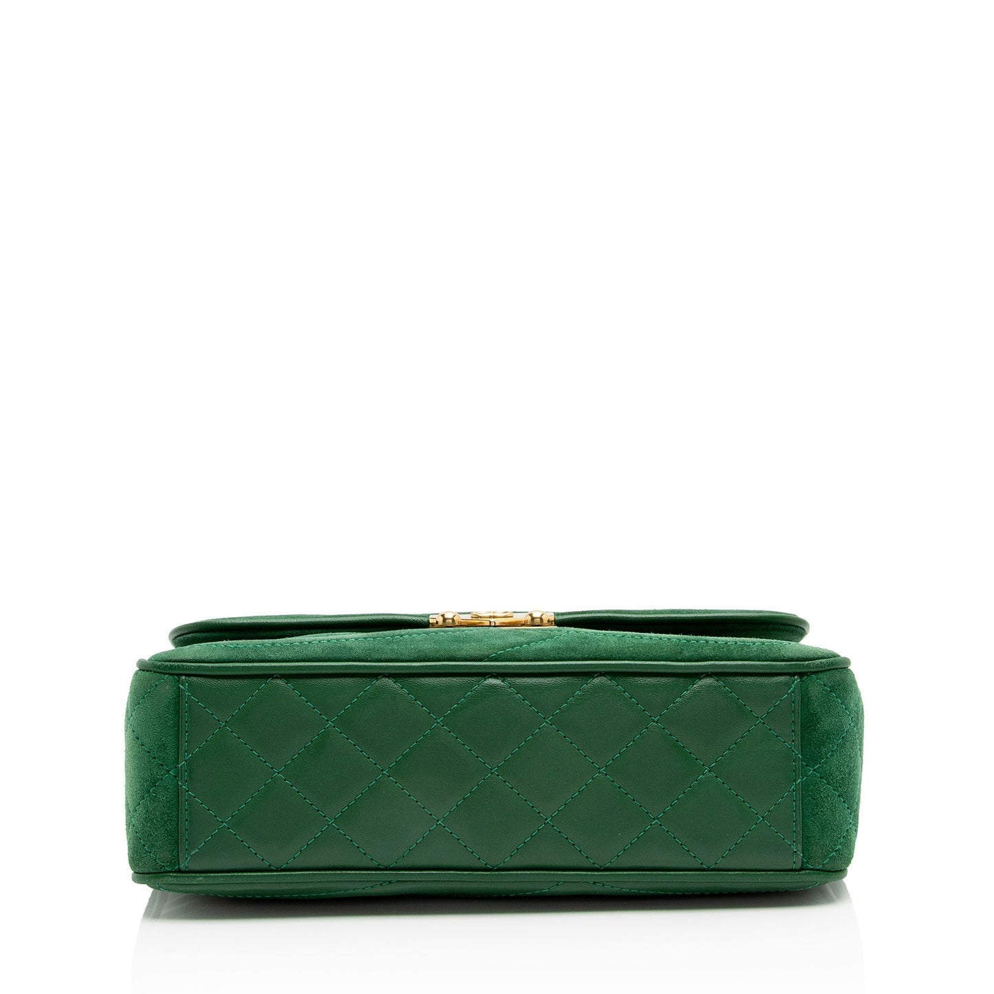 Chanel Scallop Quilted Suede Pagoda Medium Flap Bag (SHF-StVv1m)