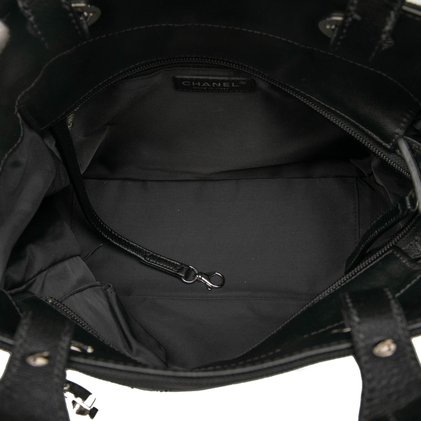 Chanel Small Quilted Coated Canvas Paris Biarritz Tote