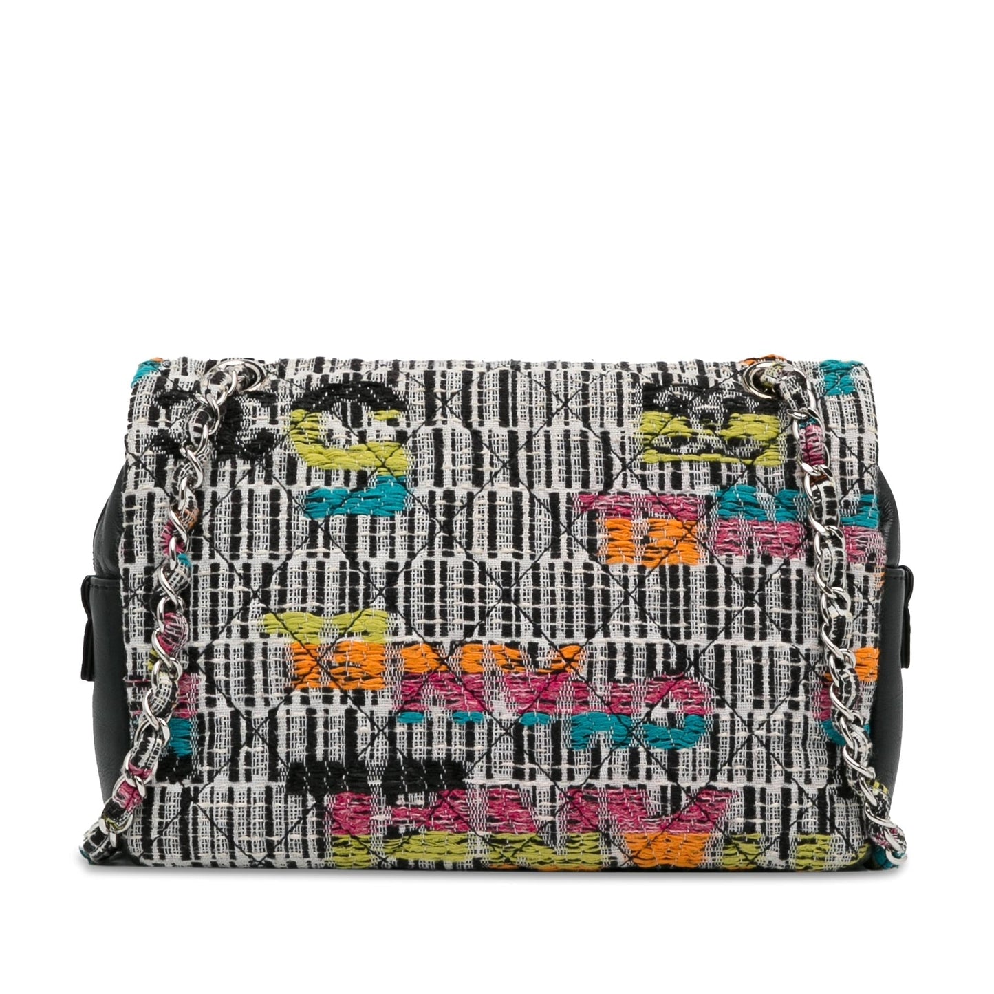Chanel Tweed Easy Fantasy Flap (SHG-BwnABY) Shoulder Bag