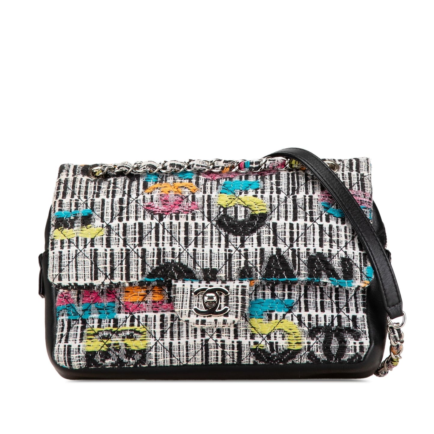 Chanel Tweed Easy Fantasy Flap Shoulder Bag